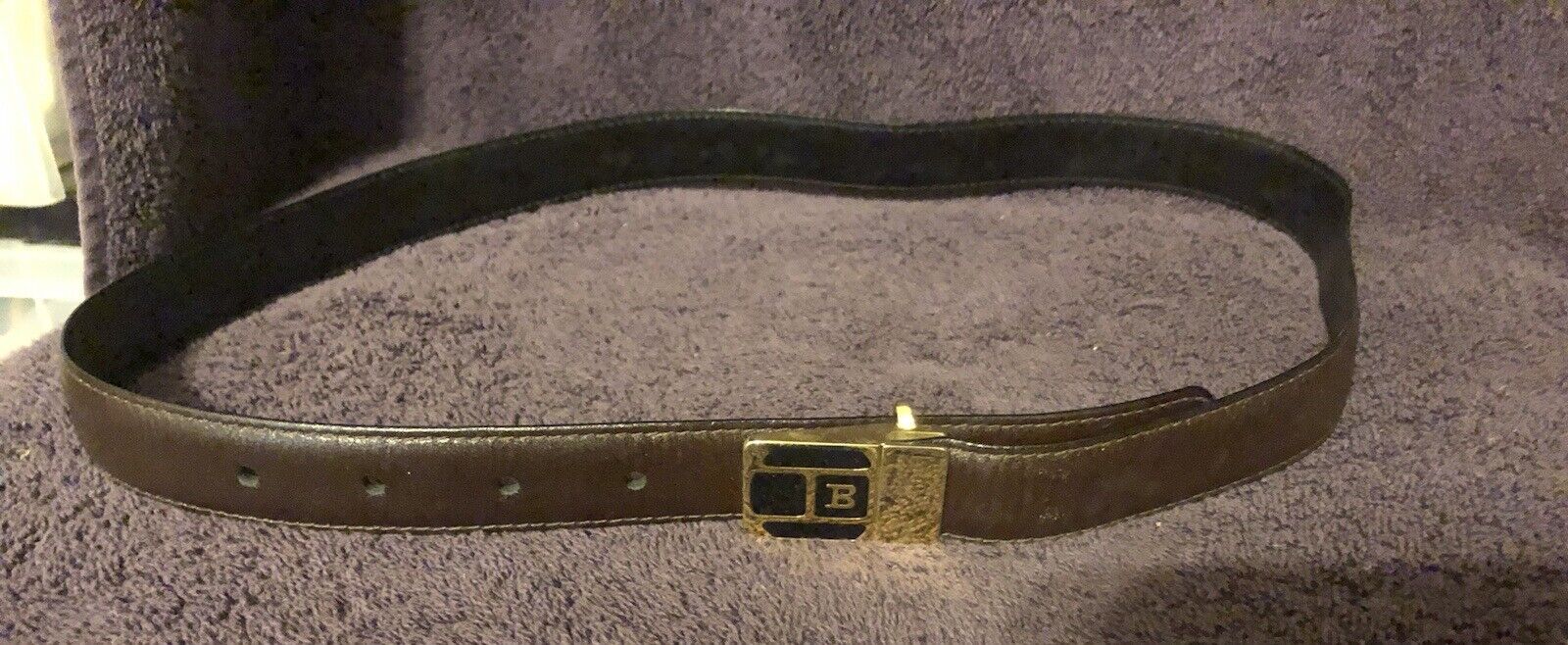 Vintage Bally Leather Men’s Belt Size 32
