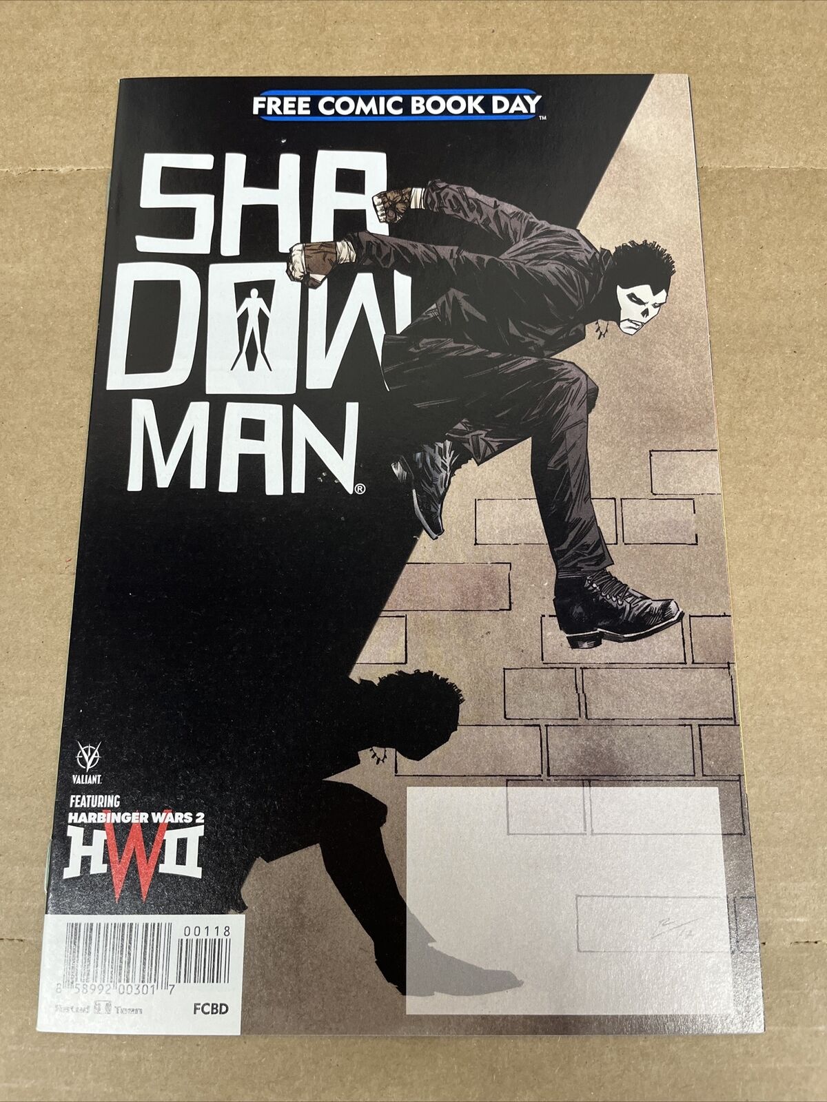 Shadow Man Free Comic book Day #1 FCBD Main Cover 1994, Valiant