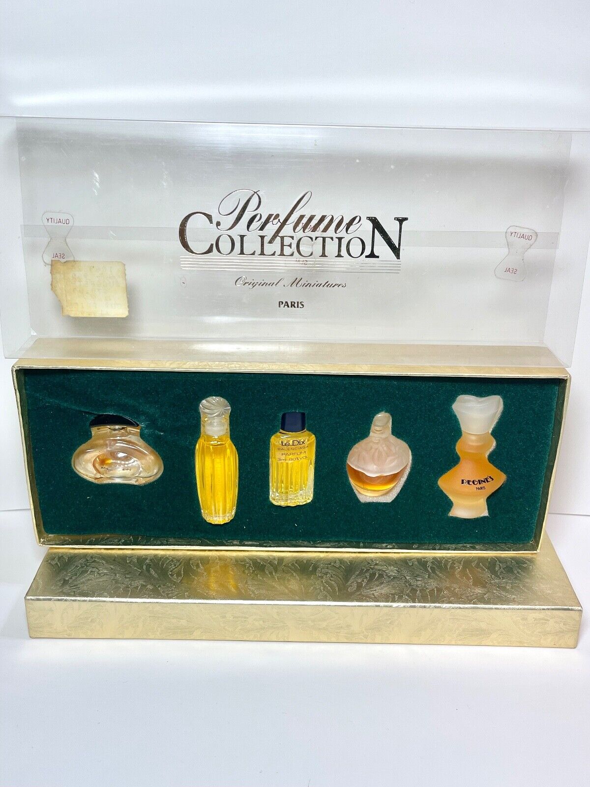 Vintage Rare Paris Perfume Mini Collection Set VALENTINO, DILYS, LE DIX, REGINES