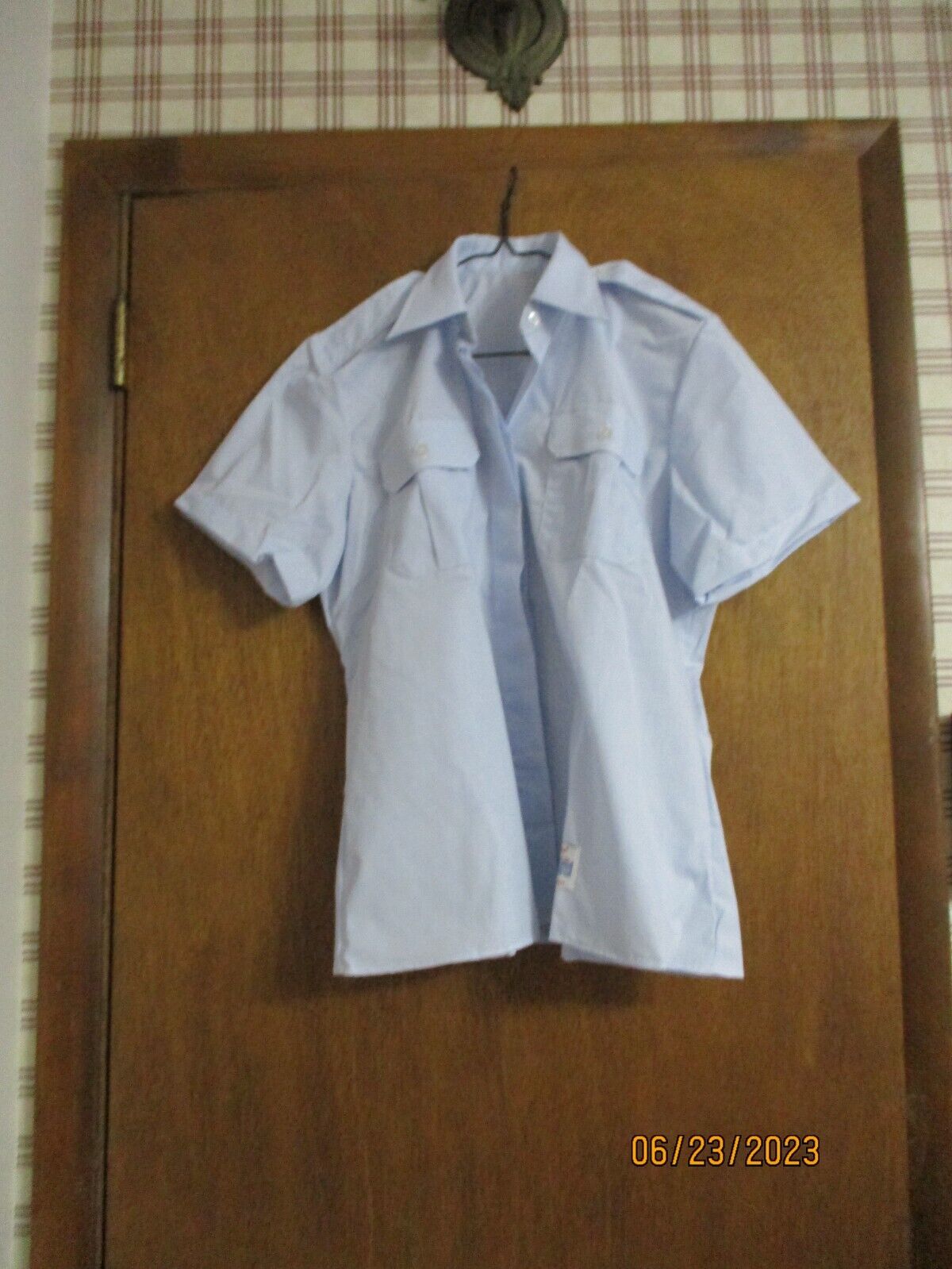 NEW/NOS-Women\'s Coast Guard Blue Shirt, Short Sleeve, Size 13\