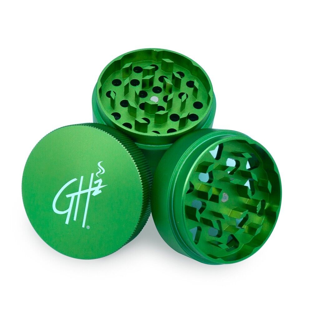 Globalheadz - Five piece Grinder - Travel Size - Slime Green - 55mm