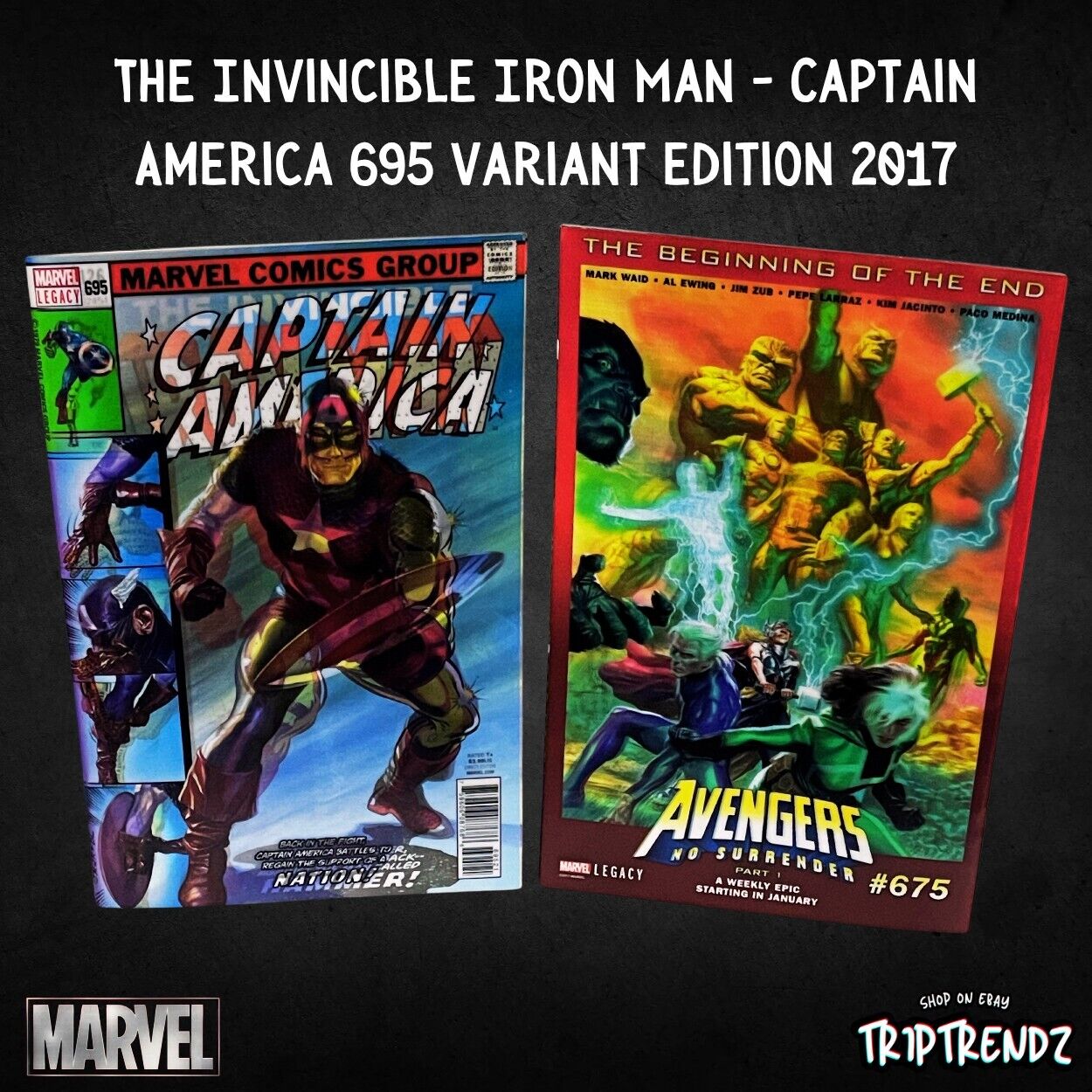 The Invincible Iron Man - Captain America #695 Variant Edition (2017)