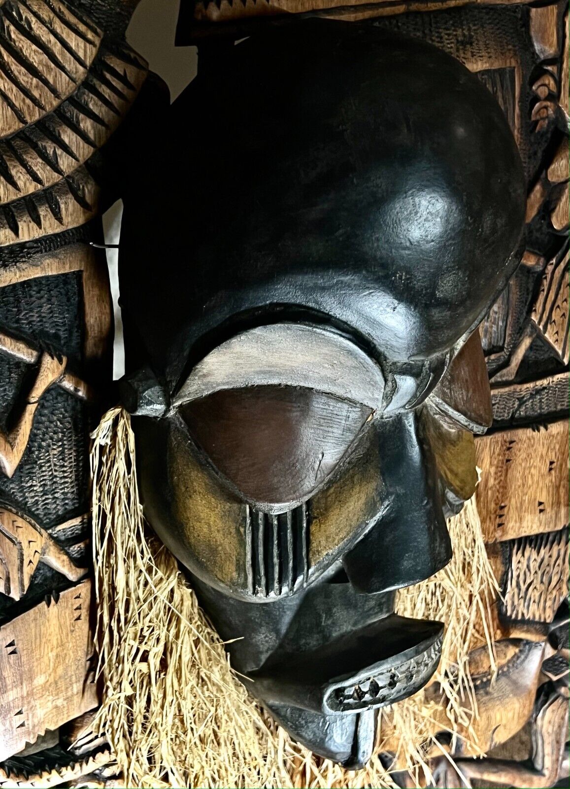 Stunning Ivory Coast Dan People Mask: Mid-20th Century Wooden Tribal Artwork
