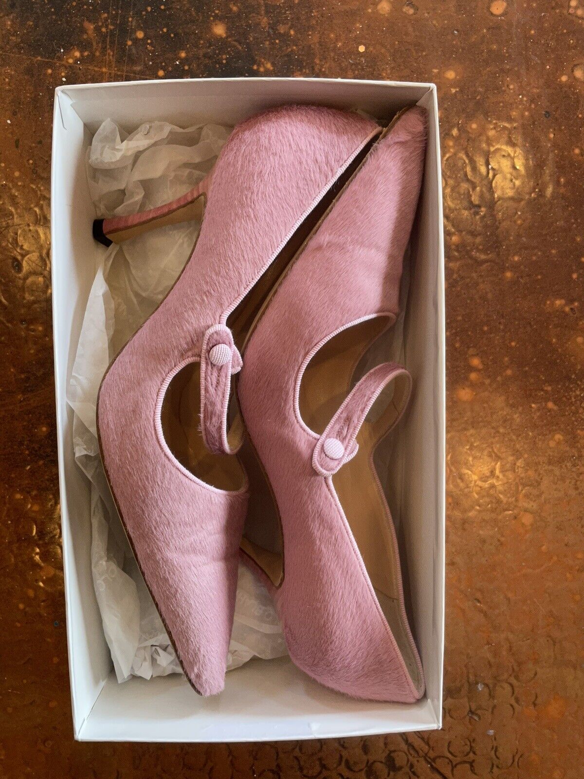 manolo blahnik 39 mary janes Size 9 pink with box