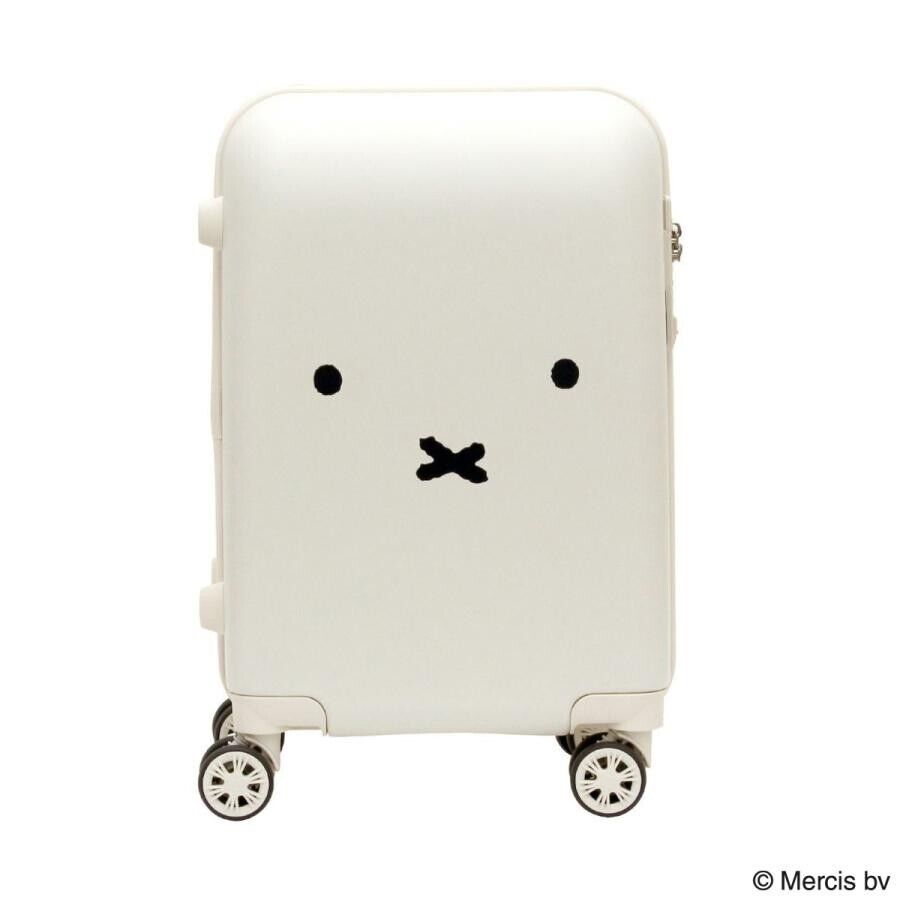 Miffy Face Suitcase Carry Case White Color Version 30L 54 x 36 x 23cm Bag NEW