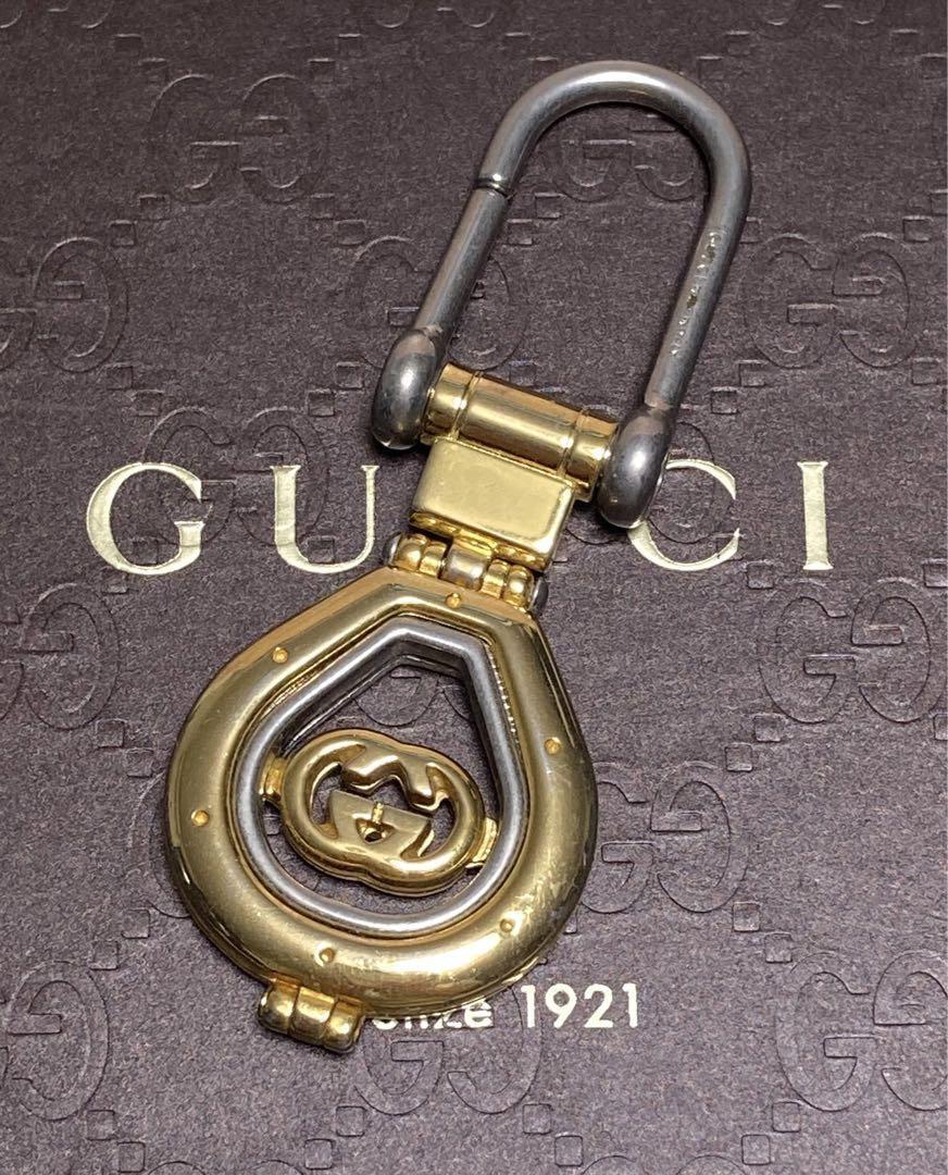 Old GUCCI Interlocking G Combination Color Keychain