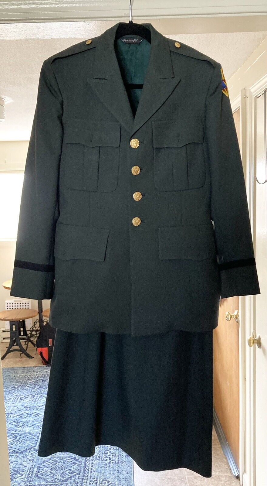 Vintage Patriot Styled Women’s Dress Uniform by Weintraub Bros. Co. Size 14R