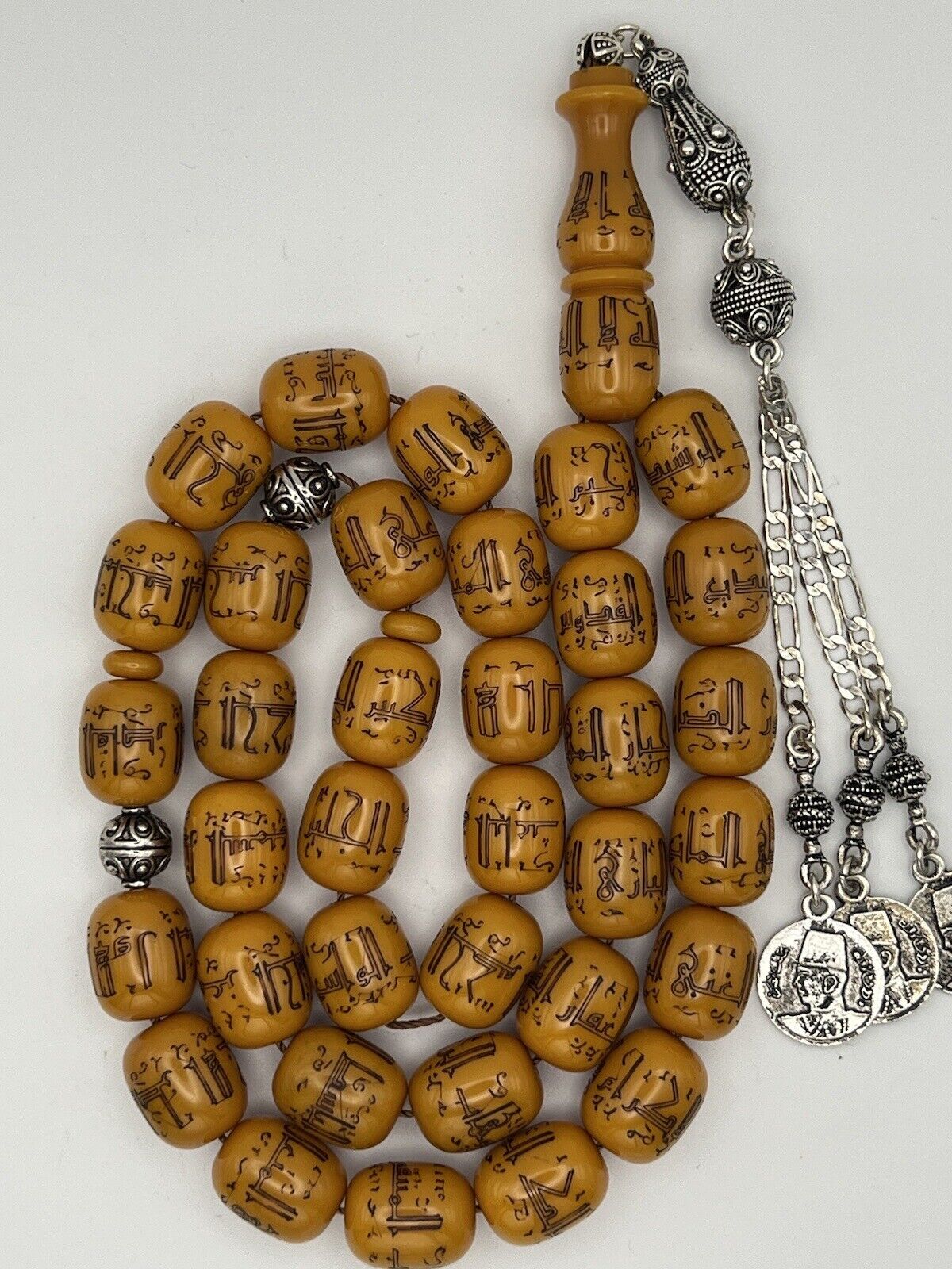 Sandalous Tasbih Laser Engraving Misbaha Prayer Beads Rosary مسبحة سبحة سندلوس