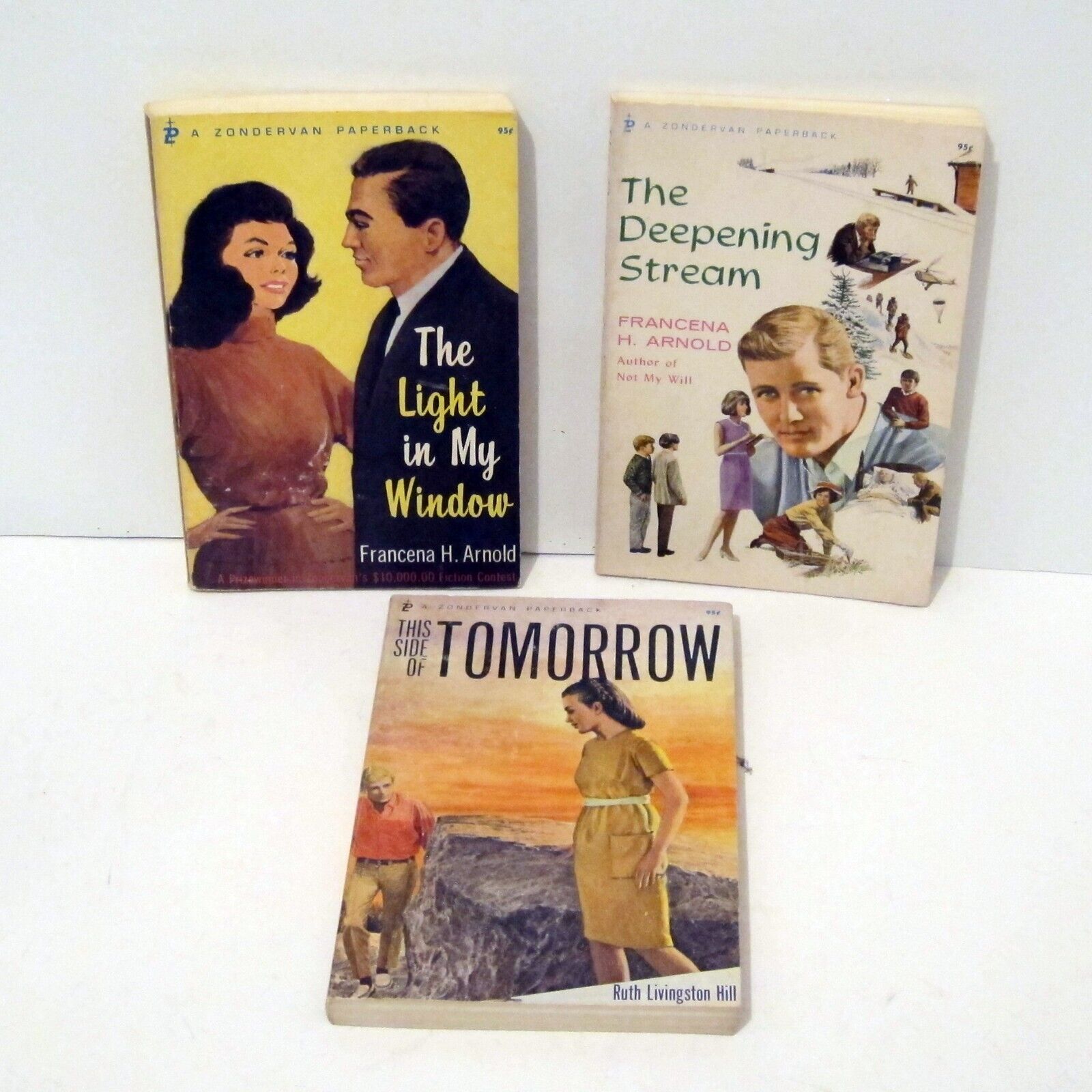 ZONDERVAN CHRISTIAN YOUTH FICTION BOOKS - Lot of 3 - 1970 Vintage - Great Covers