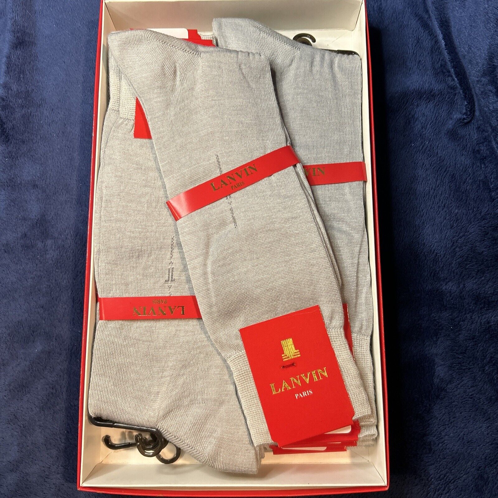 Lanvin Paris Men’s Dress Socks Brand New With Tags Close out Sale Sz 8-13