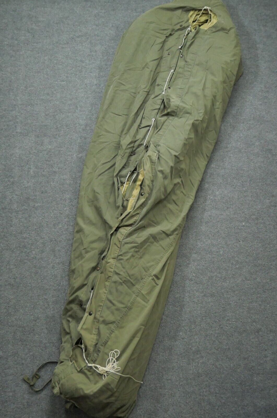 Vintage M1949 Sleeping Bag Green United States Army Down Feather Mountain