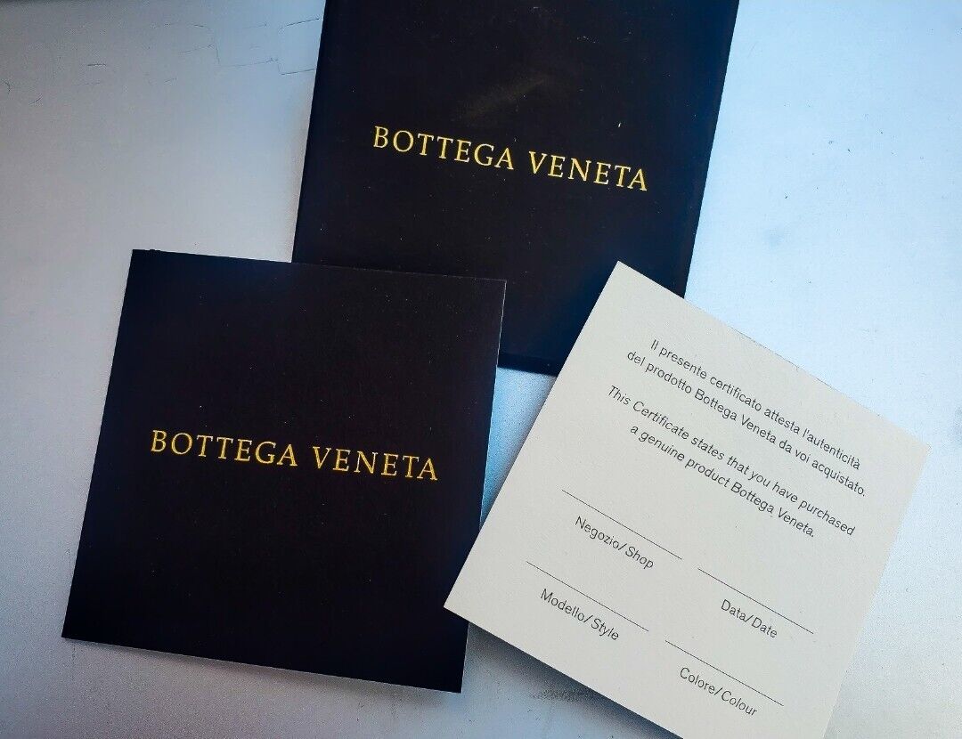 Bottega Veneta Authenticity Cards And Envelopes
