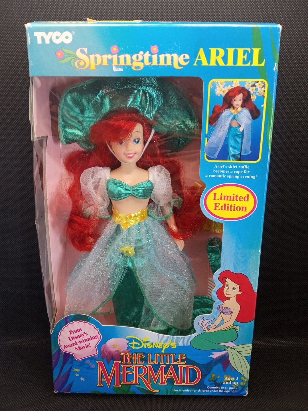 Vintage Tyco Springtime ARIEL Limited Edition Disney The Little Mermaid Doll