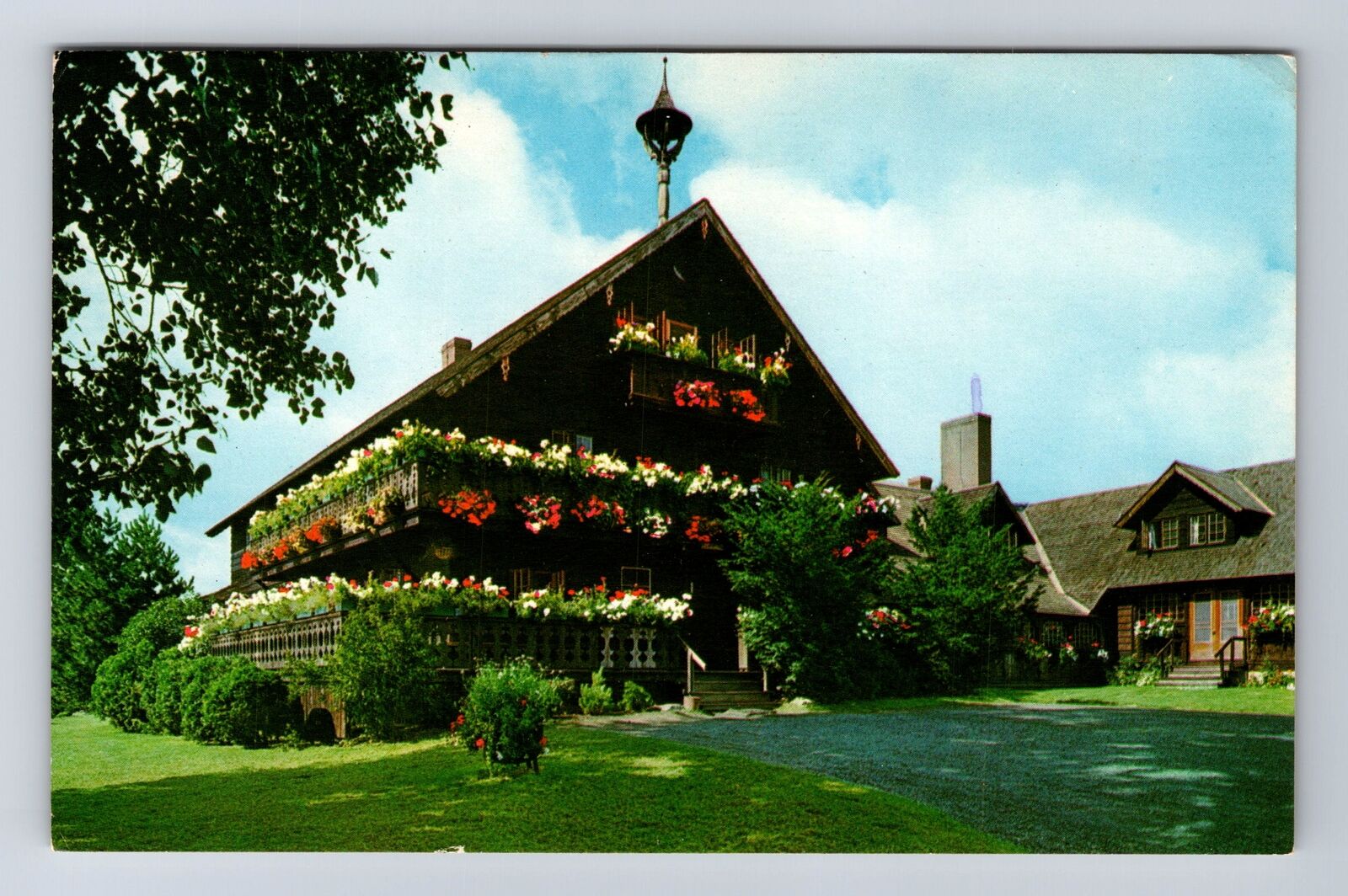 Stowe VT-Vermont, Trapp Family Lodge, Antique, Vintage Postcard