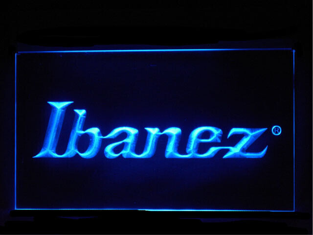 J521B Ibanez Guitars Bass For Recording Studio Display Light Neon Sign