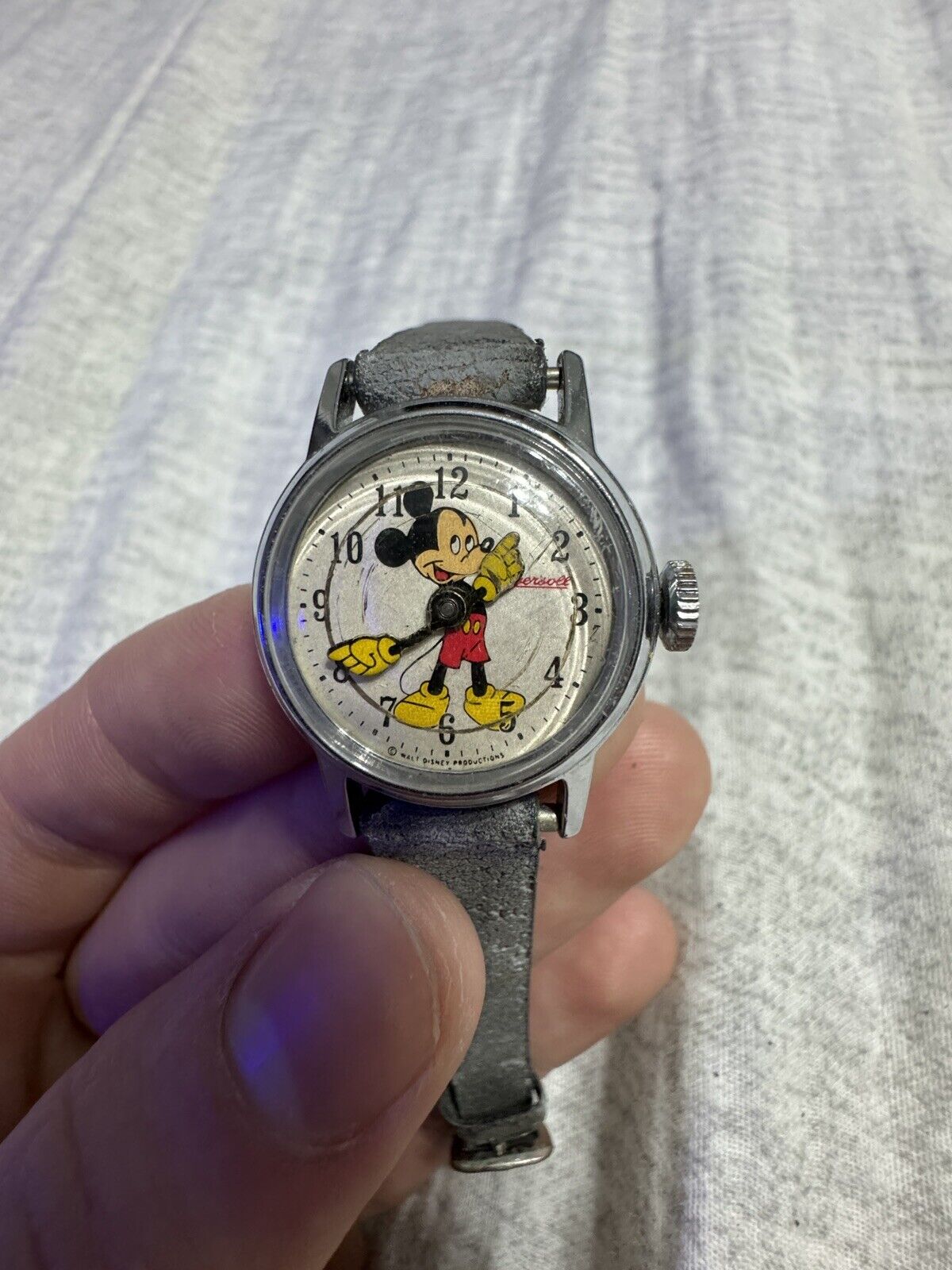 Speidel 70s Vintage Antique Mickey Mouse Watch