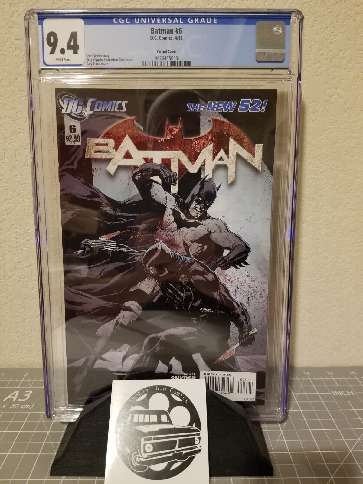 Batman #6 CGC 9.4  1:25 variant cover 1st Court of Owls New 52 Snyder