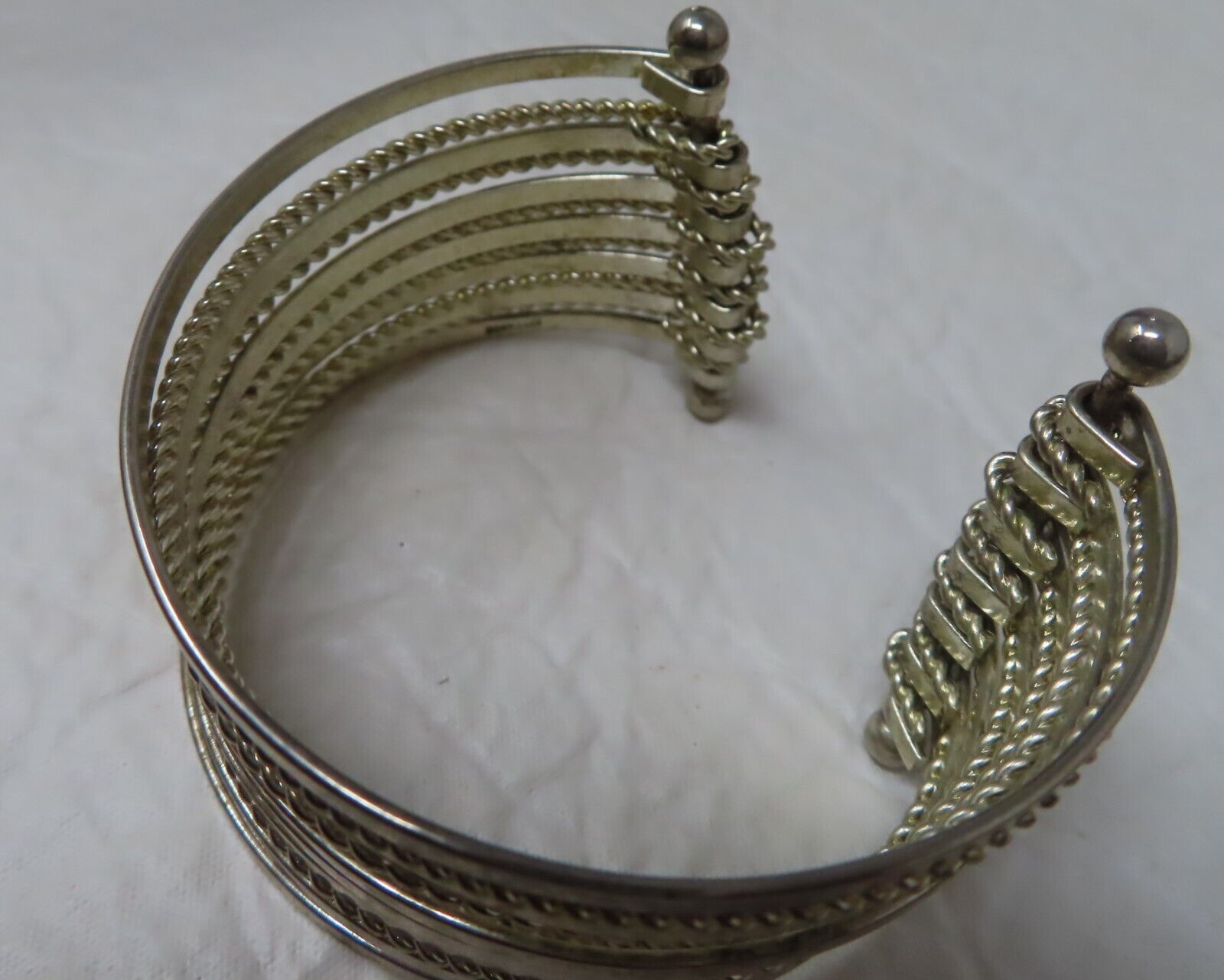 Vintage Bracelet CJ Banks Gold Tone Multistring Bangle