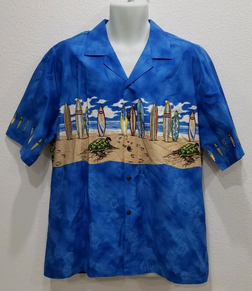 NWT PACIFIC LEGEND APPAREL Made In Hawaii Hawaiian Floral Shirt  Size XLARGE 