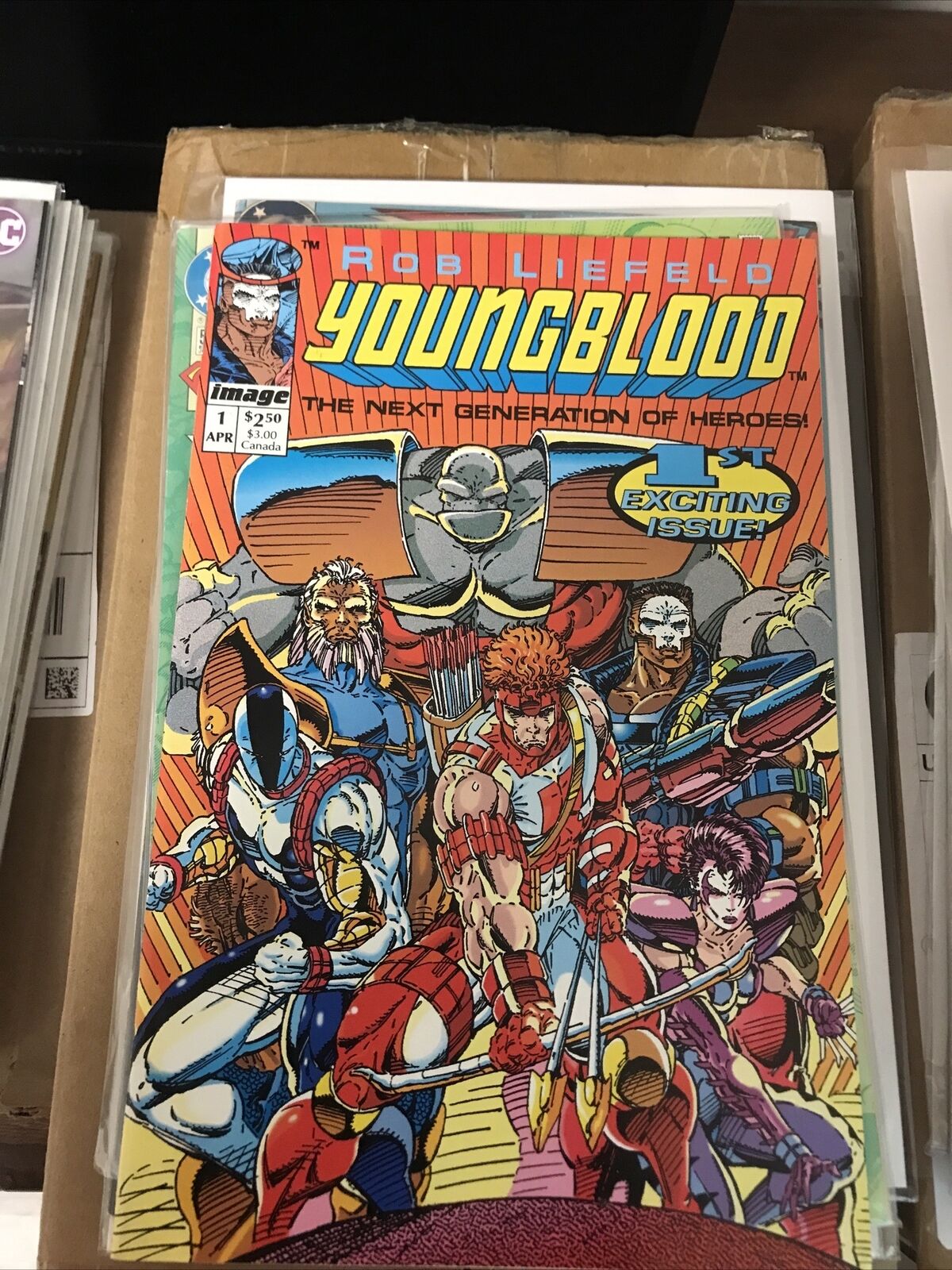 Youngblood #1 1992 Image Rob Liefeld-Double Cover- I combine shipping