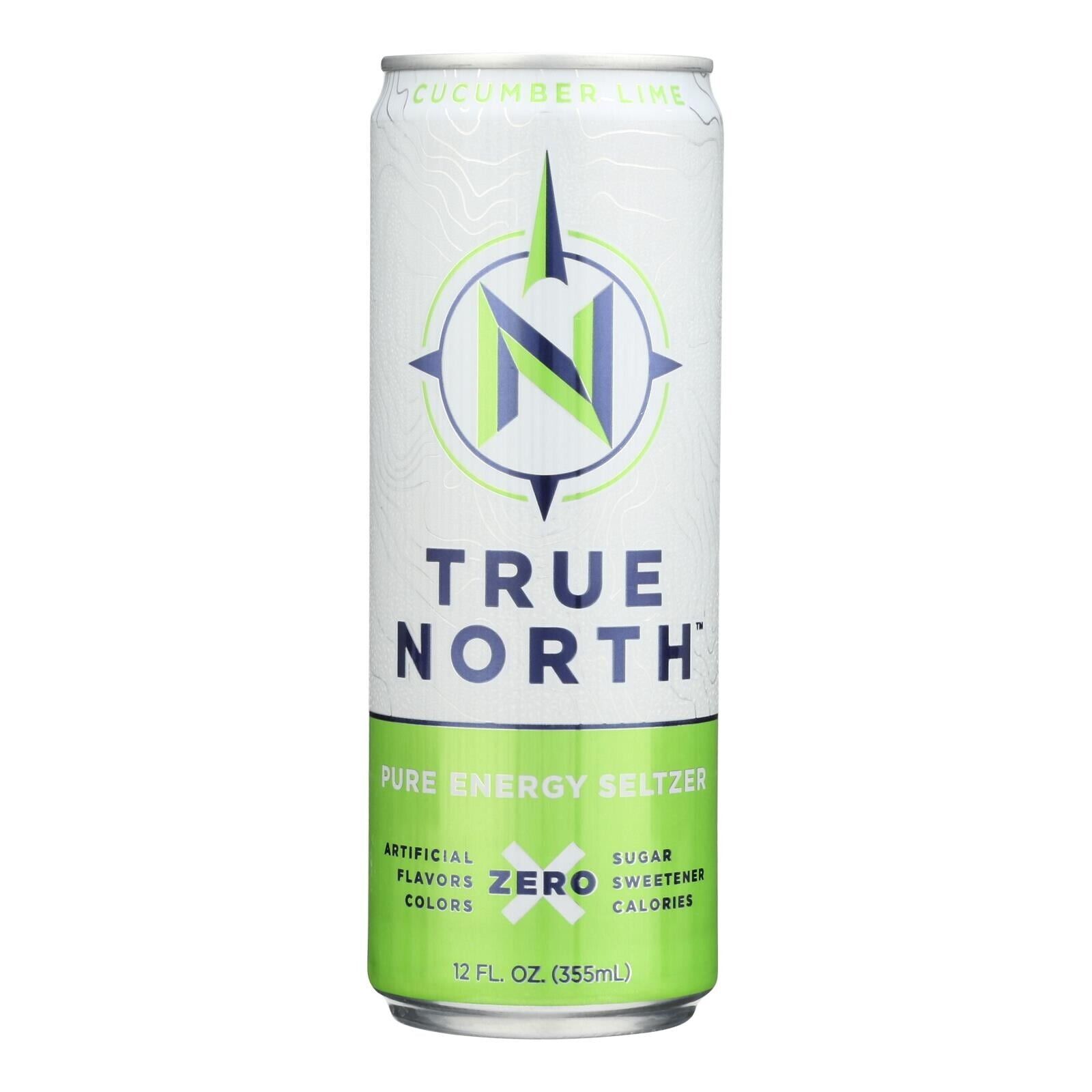 True North  Pure Energy Seltzer Cucumber Lime (12 Pack)