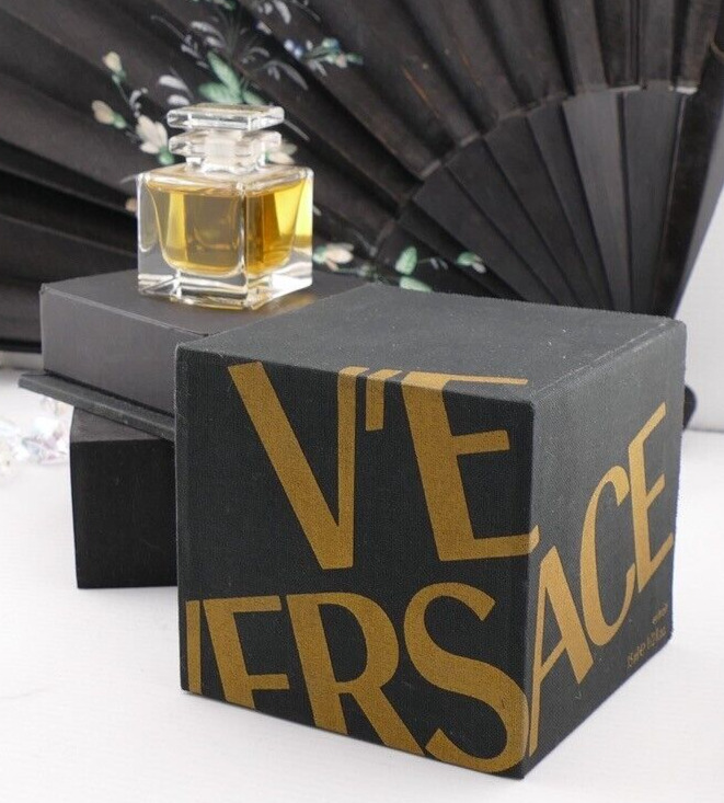 V'E Versace Vintage 1989 Extrait 1/2 fl.oz 15 ml Splash Rare Pure Perfume