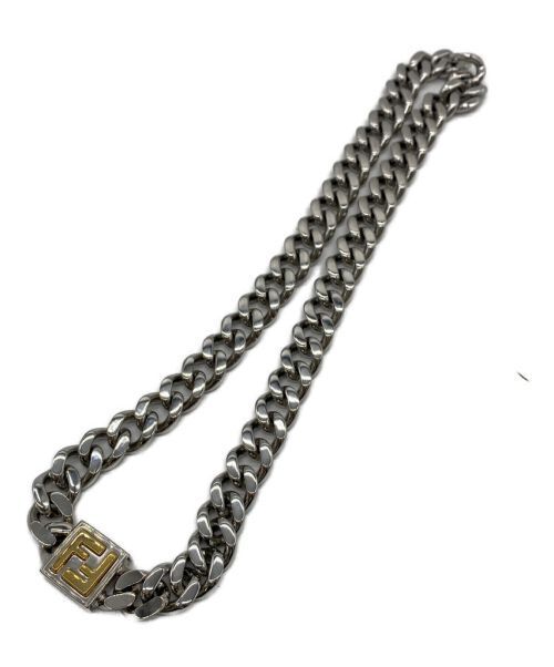 Fendi Ff Motif Chain Necklace