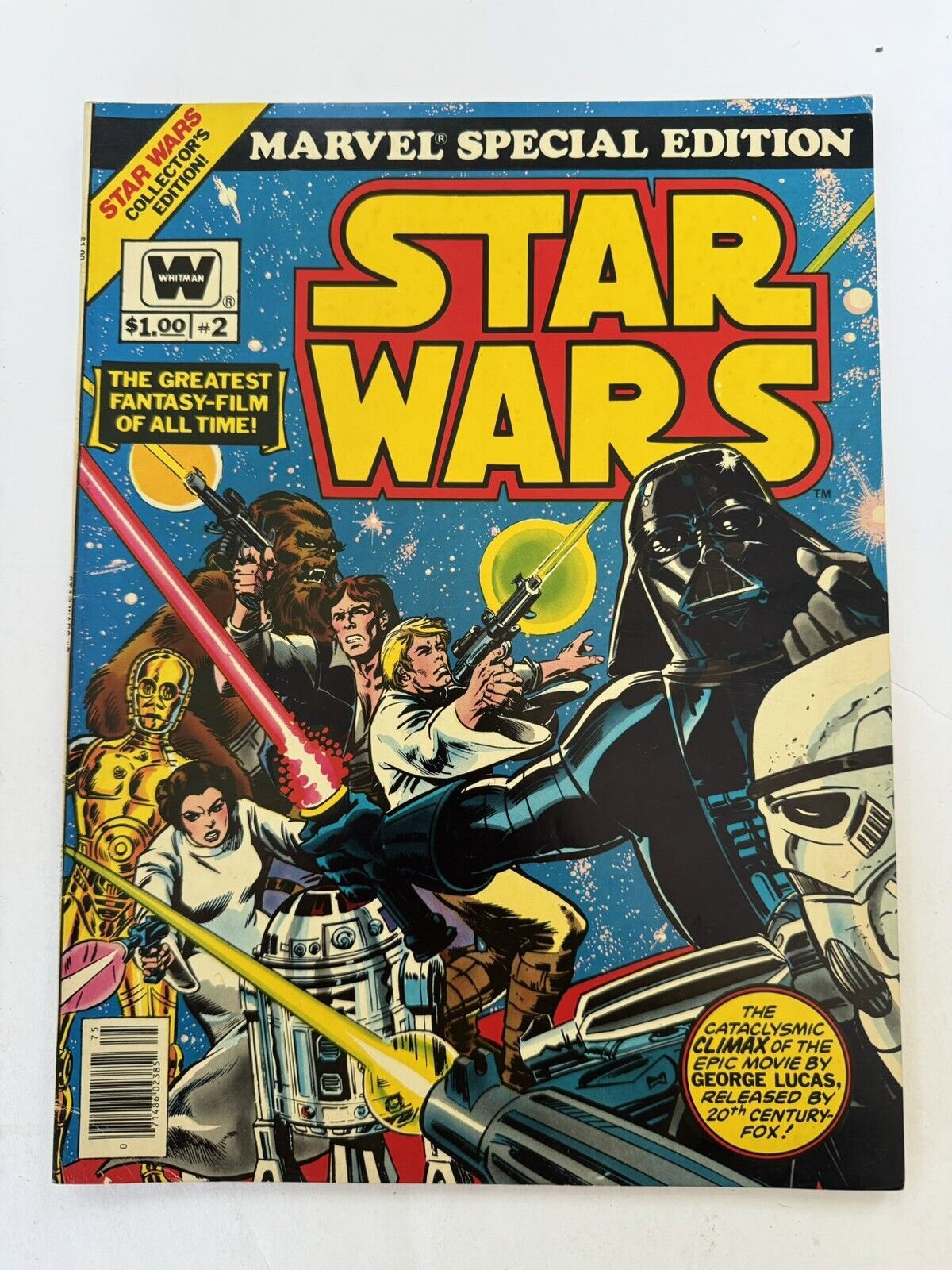 VTG 1977 MARVEL SPECIAL EDITION Issue featuring STAR WARS, Vol. 1 No. 2.