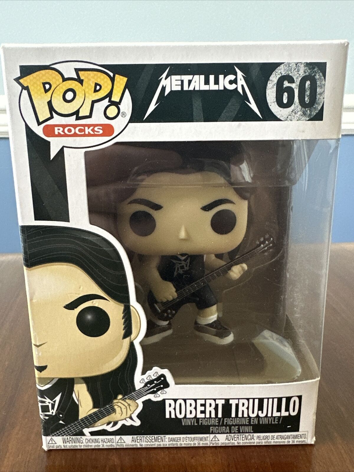 Metallica Funko POP Rocks Robert Trujillo Vinyl Figure #60