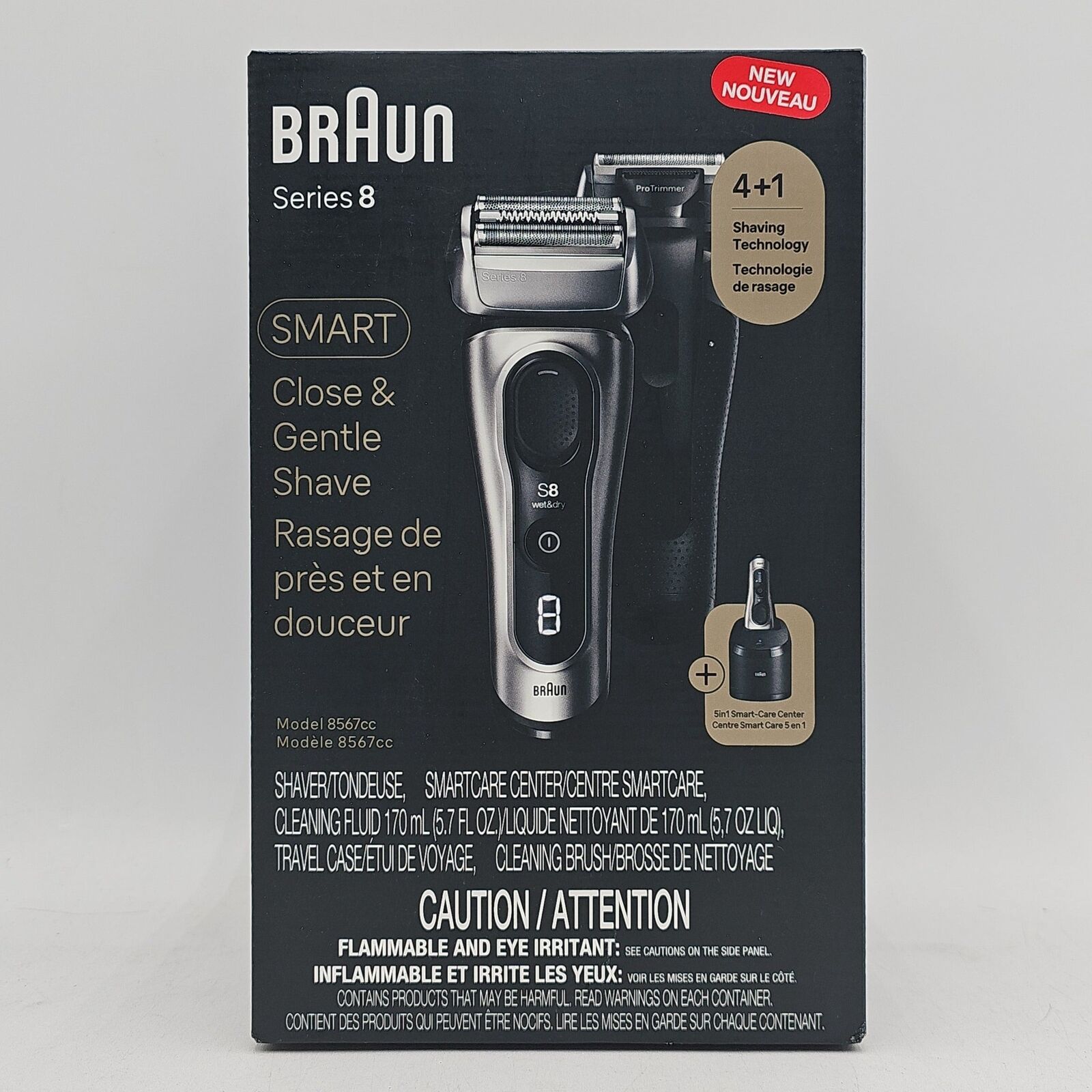 New Braun Series 8 Electric Razor For Men Shaver Kit 5795