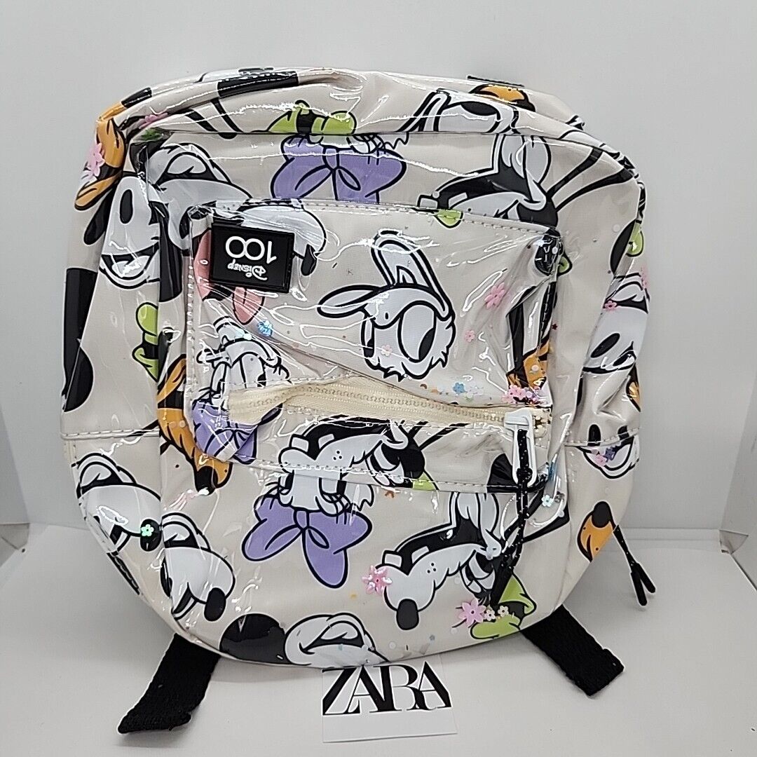 NEW Zara 100 Years of Wonder Disney Mini Backpack