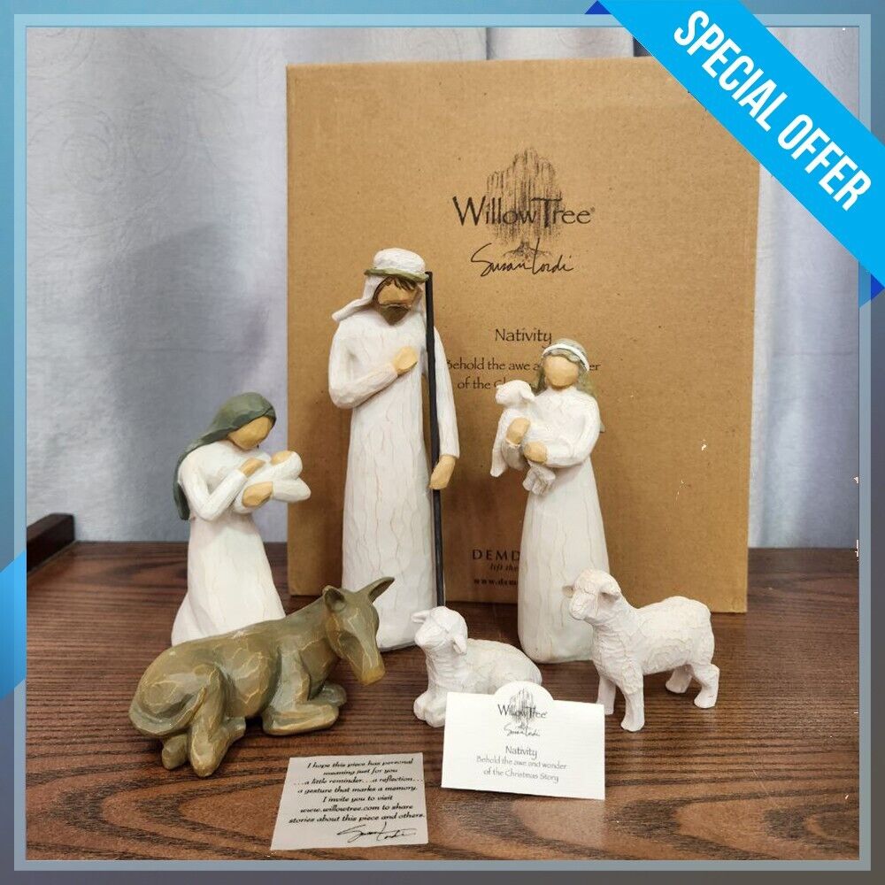 Willow Tree Nativity_sculpted hand-painted 6-piece set #26005 New Fullbox