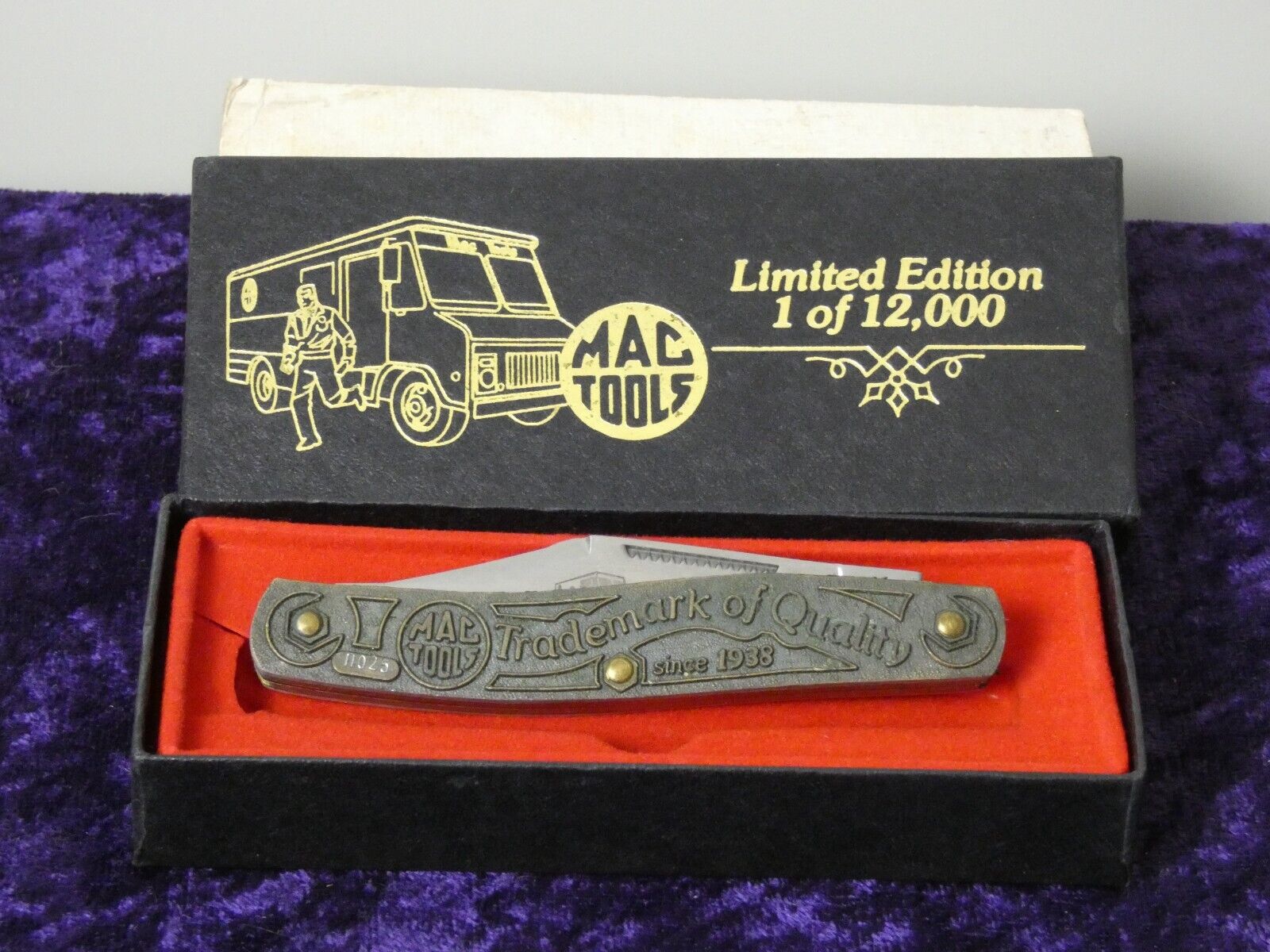 Mac Tools Pocket Knife Limited Edition 1 of 12000 Made in USA #00815