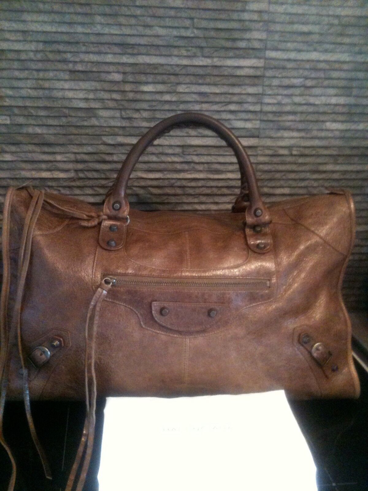 Balenciaga Pre-Spring \'07 Truffle Chevre Leather Work Bag Current RRP £1560