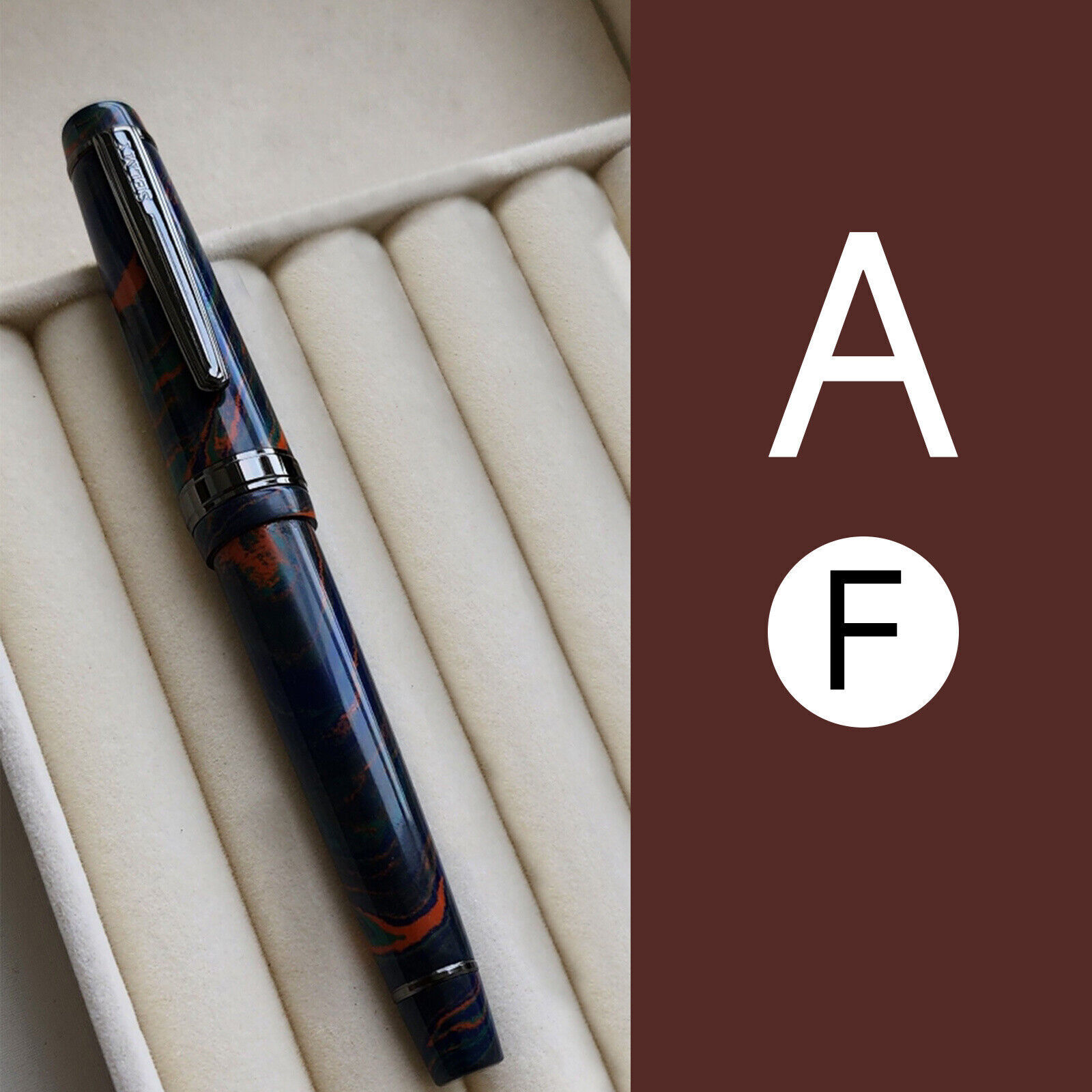 2023 SELMY Resin Fountain Pen #6 BOCK Nib F/0.5mm M/0.7mm Nib Writting OfficeeEM