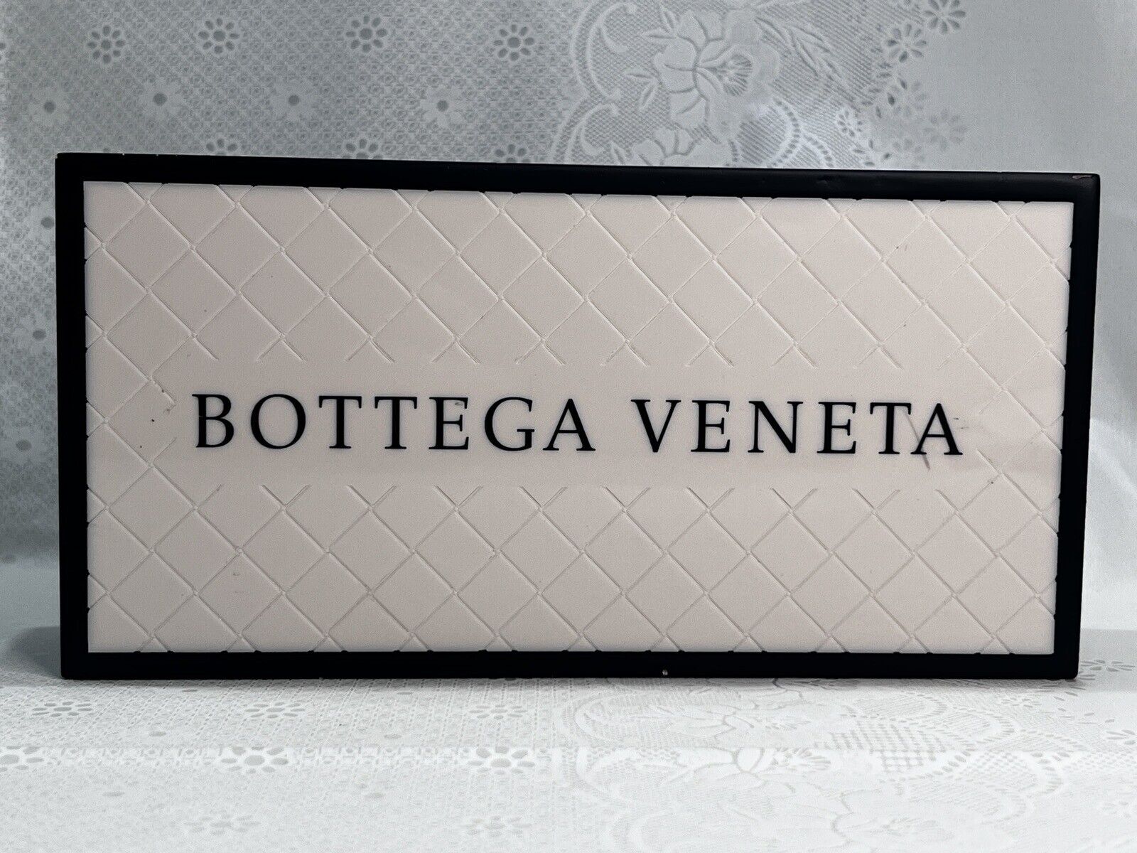 Bottega Veneta Authentic Retail Display Plaque
