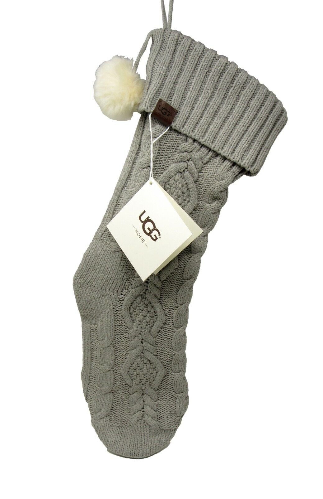 UGG Classic Cable Knit Stocking Seal Gray 21\