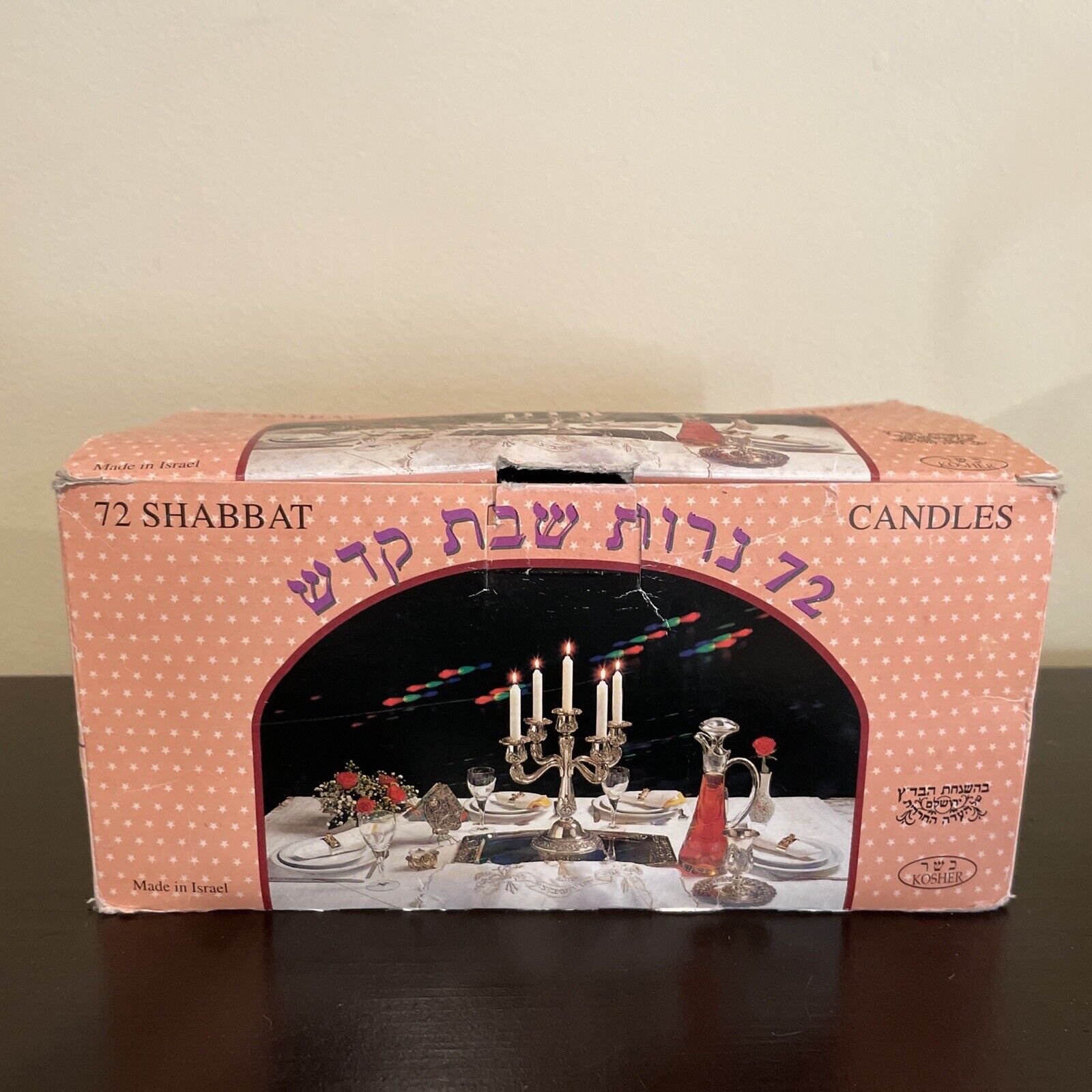 Shabbat Candles - Traditional Shabbos Candles - 3 Hr. - 69 Ct.