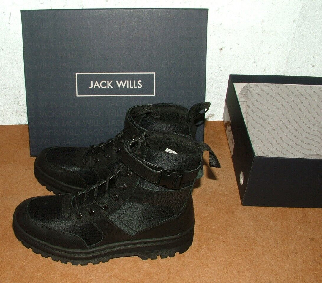 New In Box Jack Wills Combat Security Military Police Boots Size 9