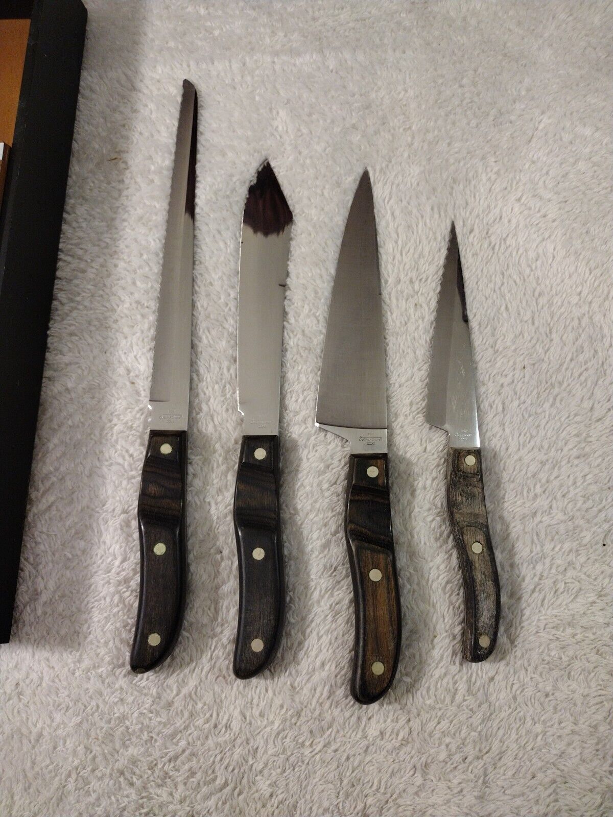 Vintage Ekco Arrowhead USA Cutlery Kitchen Knife Set Of 4