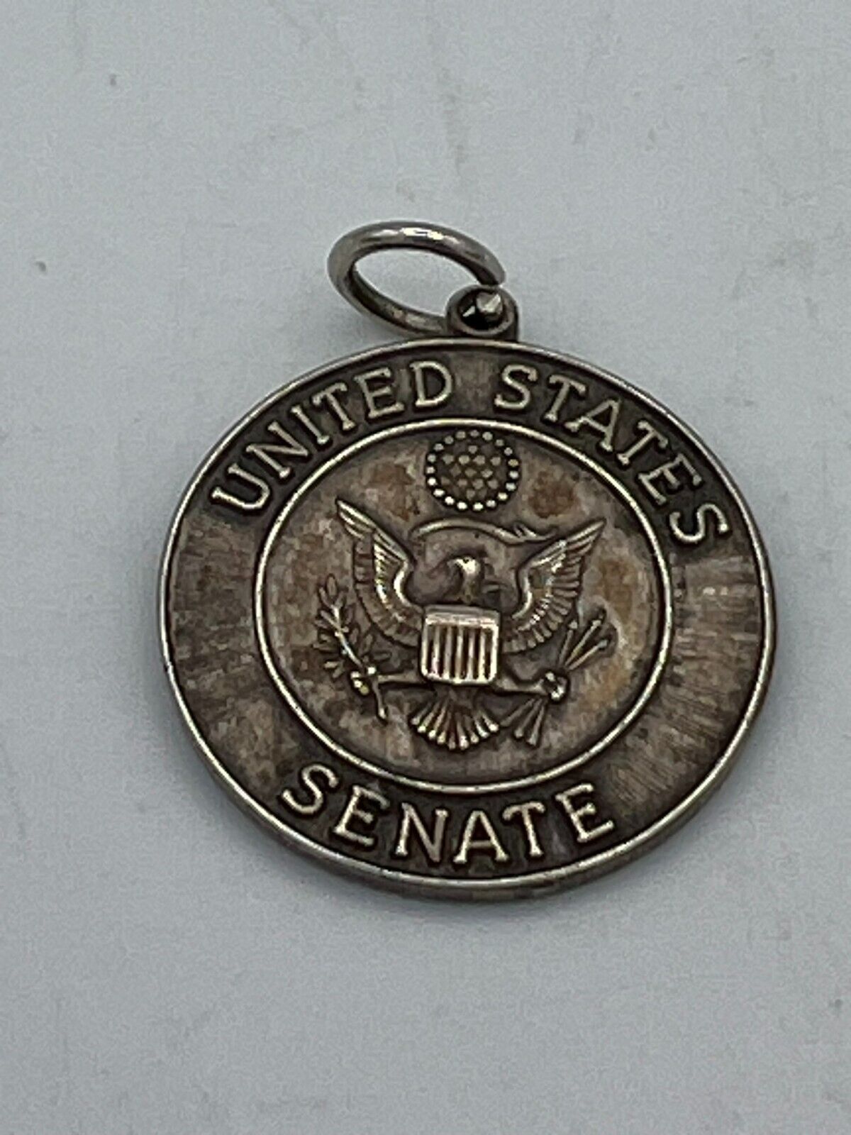 Vintage Artcraft United States Senate Silver Pendant