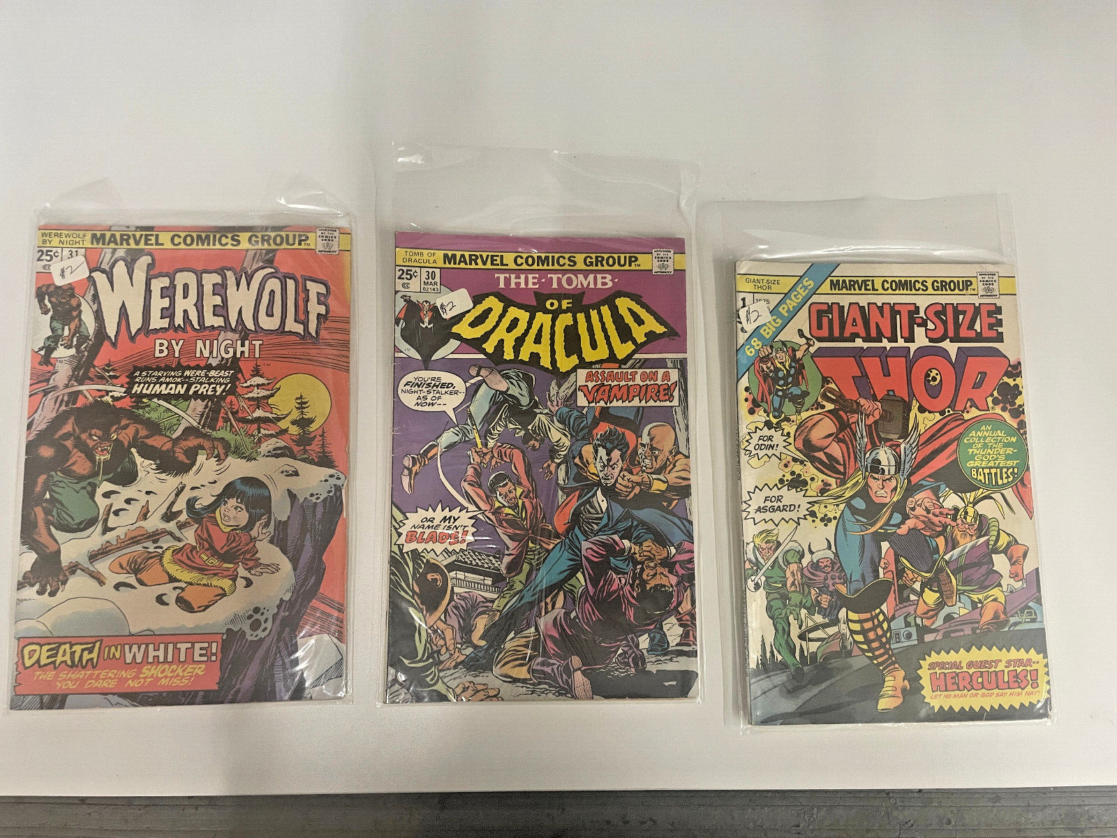 Marvel Lot of 1 comics - Dr Strange, Thor, Blade, Werewolf, spiderman READ