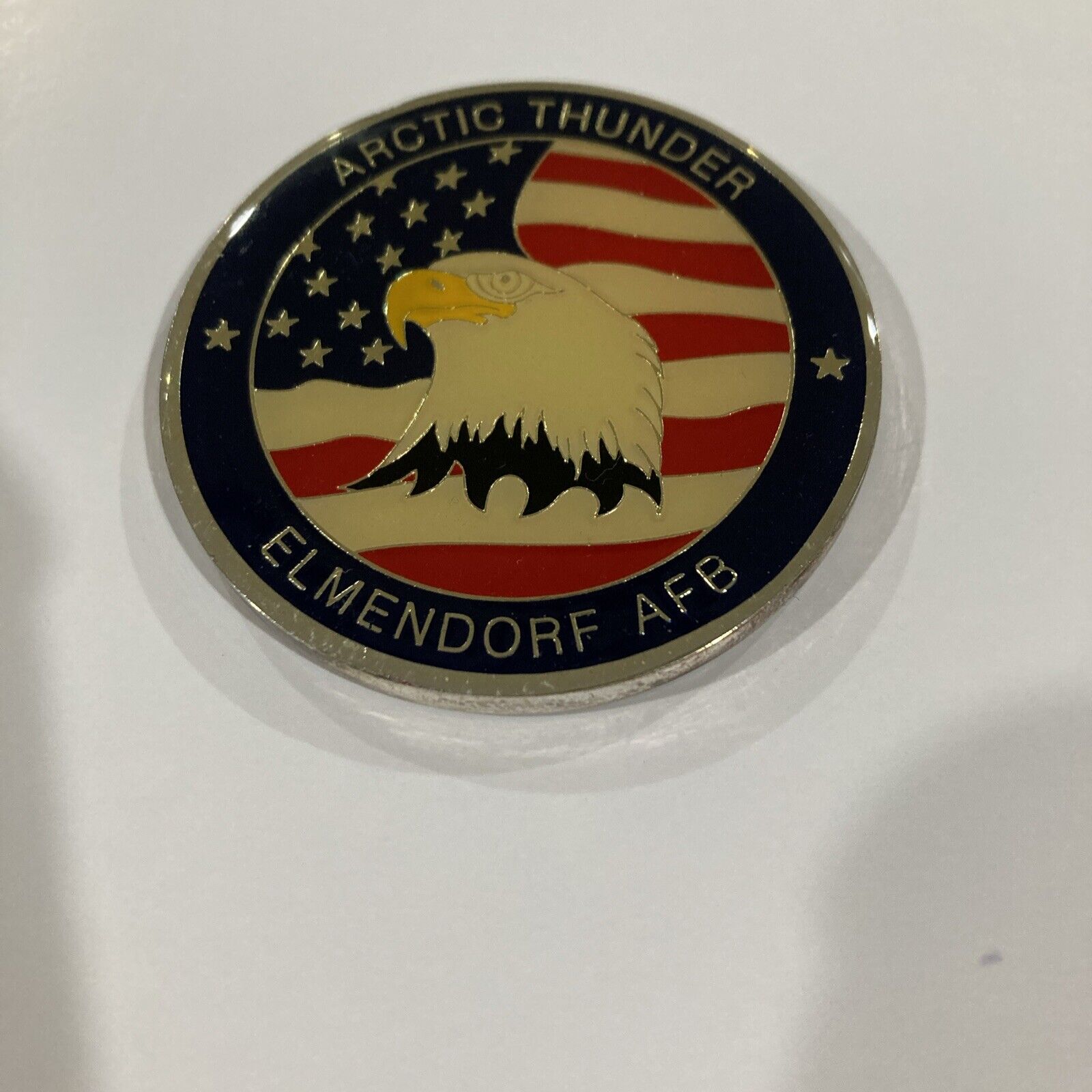 CHALLENGE COIN, Artic Thunder, ~ 2017, Elmendorf AFB, 2.0 In Dia, US Air Force