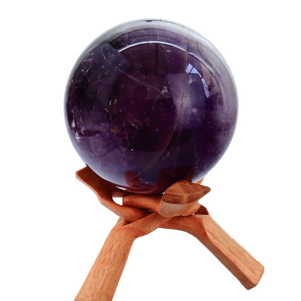 2525g Rare High Quality Purple Dream Amethyst Quartz Crystal Sphere Healing Ball
