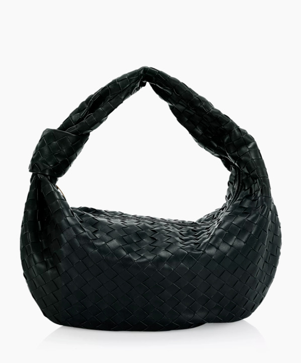 Bottega Veneta Small Jodie Leather Hobo Bag Black Leather $4,100