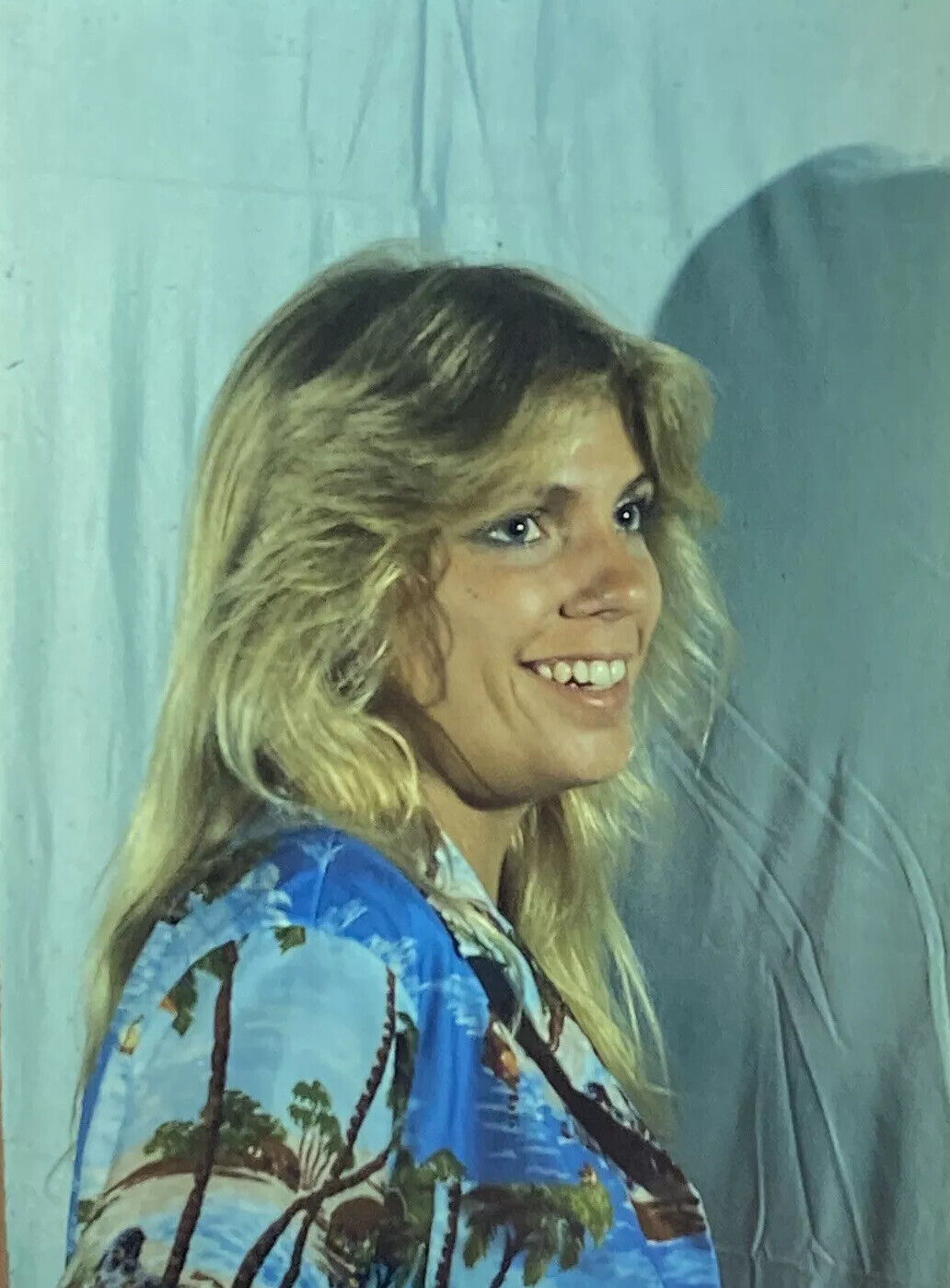 Vintage Photo Slide 1982 Woman Blonde Expression Smiling