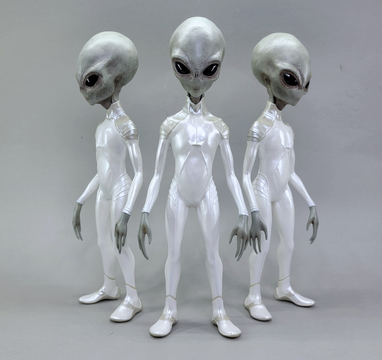 BIG 1/6 Jumpsuit Grey Alien figure Roswell area 51 UFO pilot model sci fi / geek