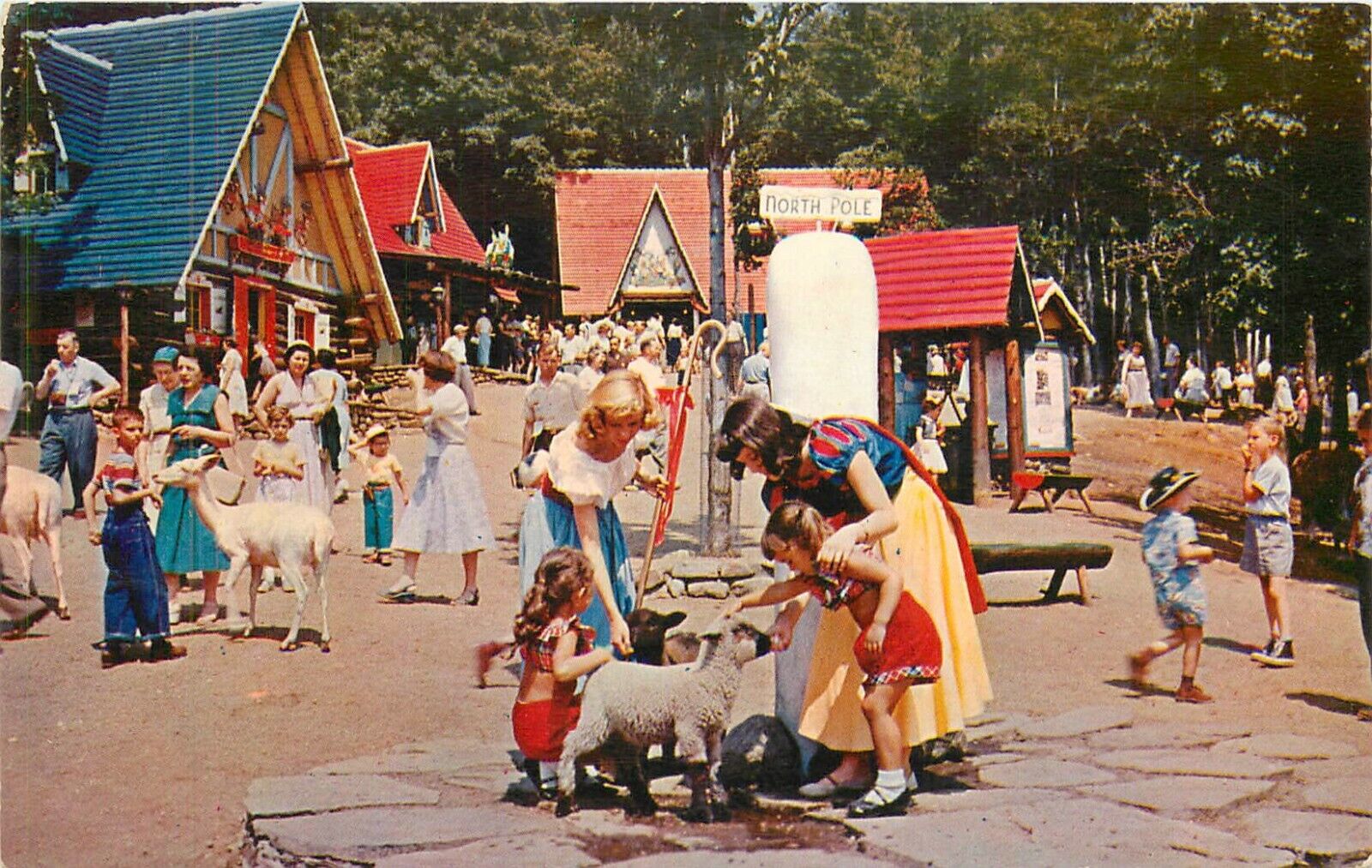 Cascade Colorado Little Bo Peep Snow White Santa's Roberts Postcard 22-893