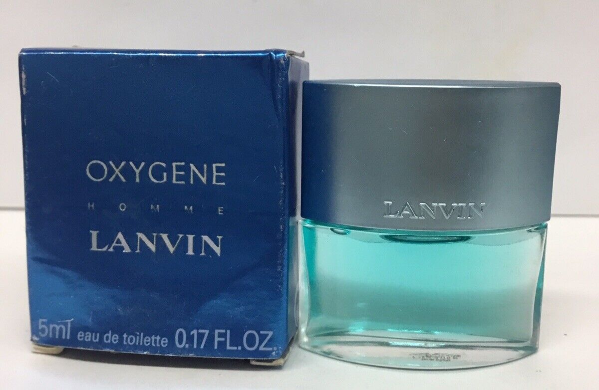 Oxygene Homme By Lanvin .17 Fl.oz Eau De Toilette Splash Miniature For Men 