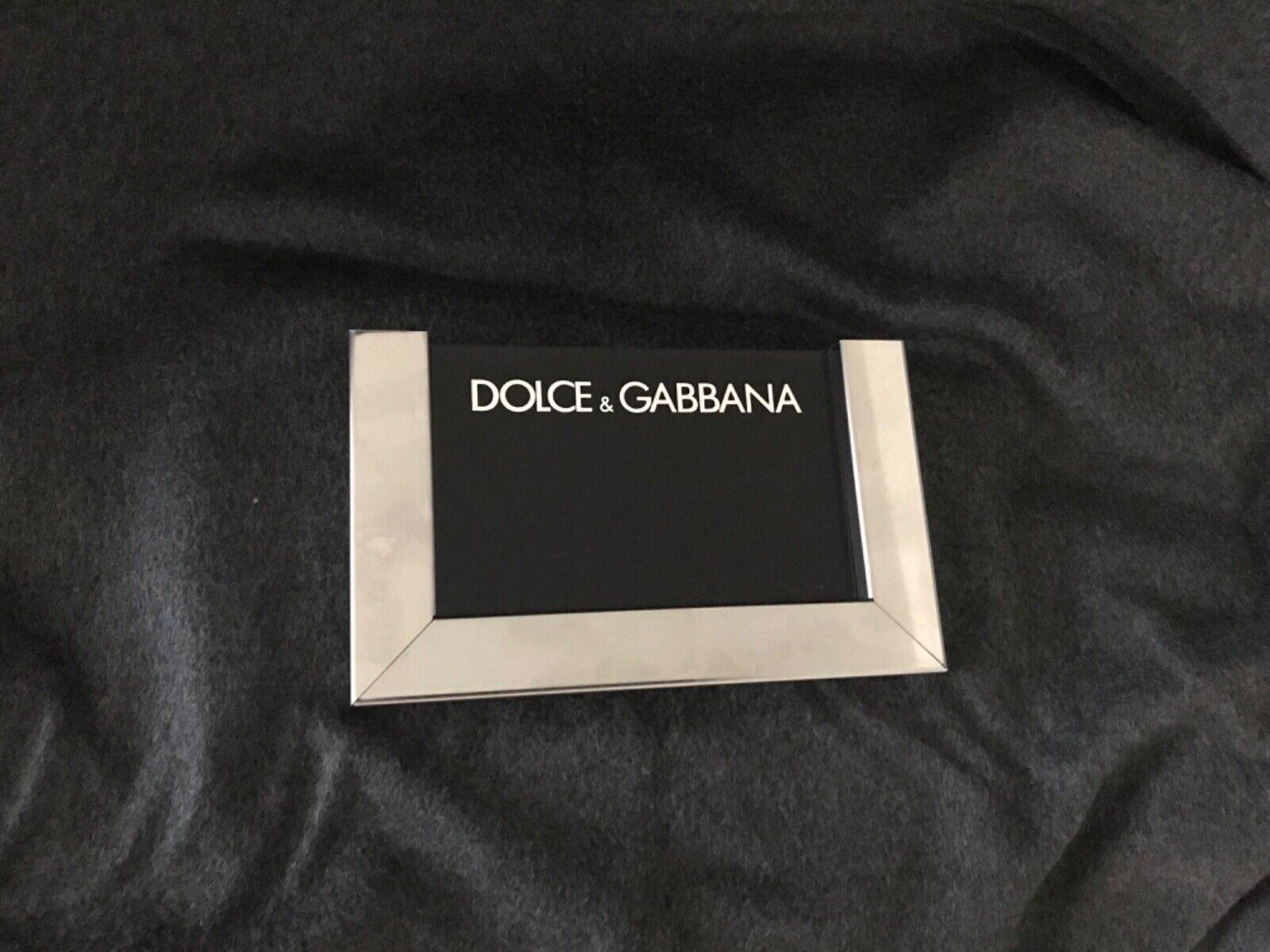 DOLCE & GABANA advertising logo DISPLAY plaque in PLEXIGLASS.